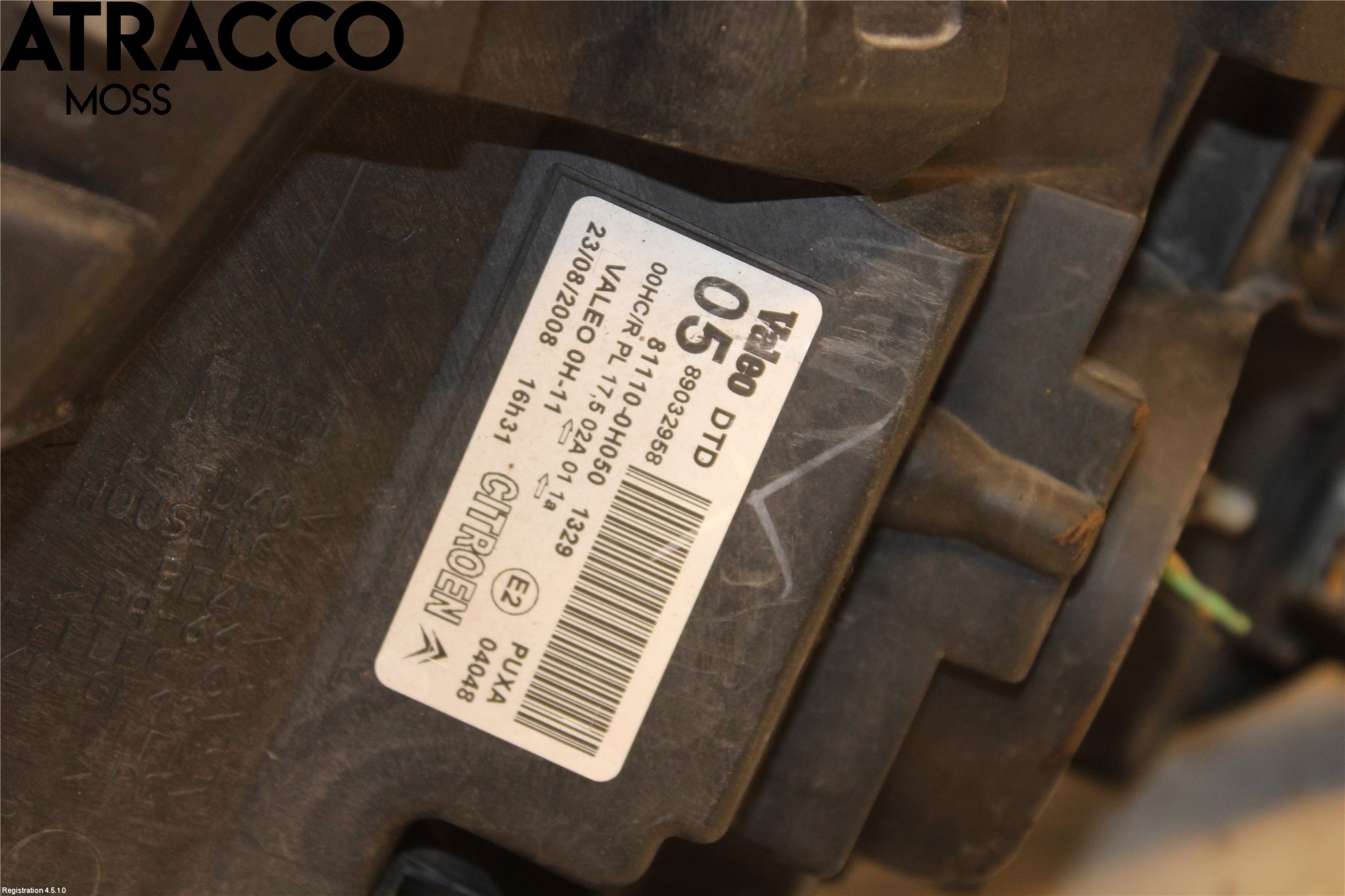Citroen C1 06-13 Strålkastare Höger