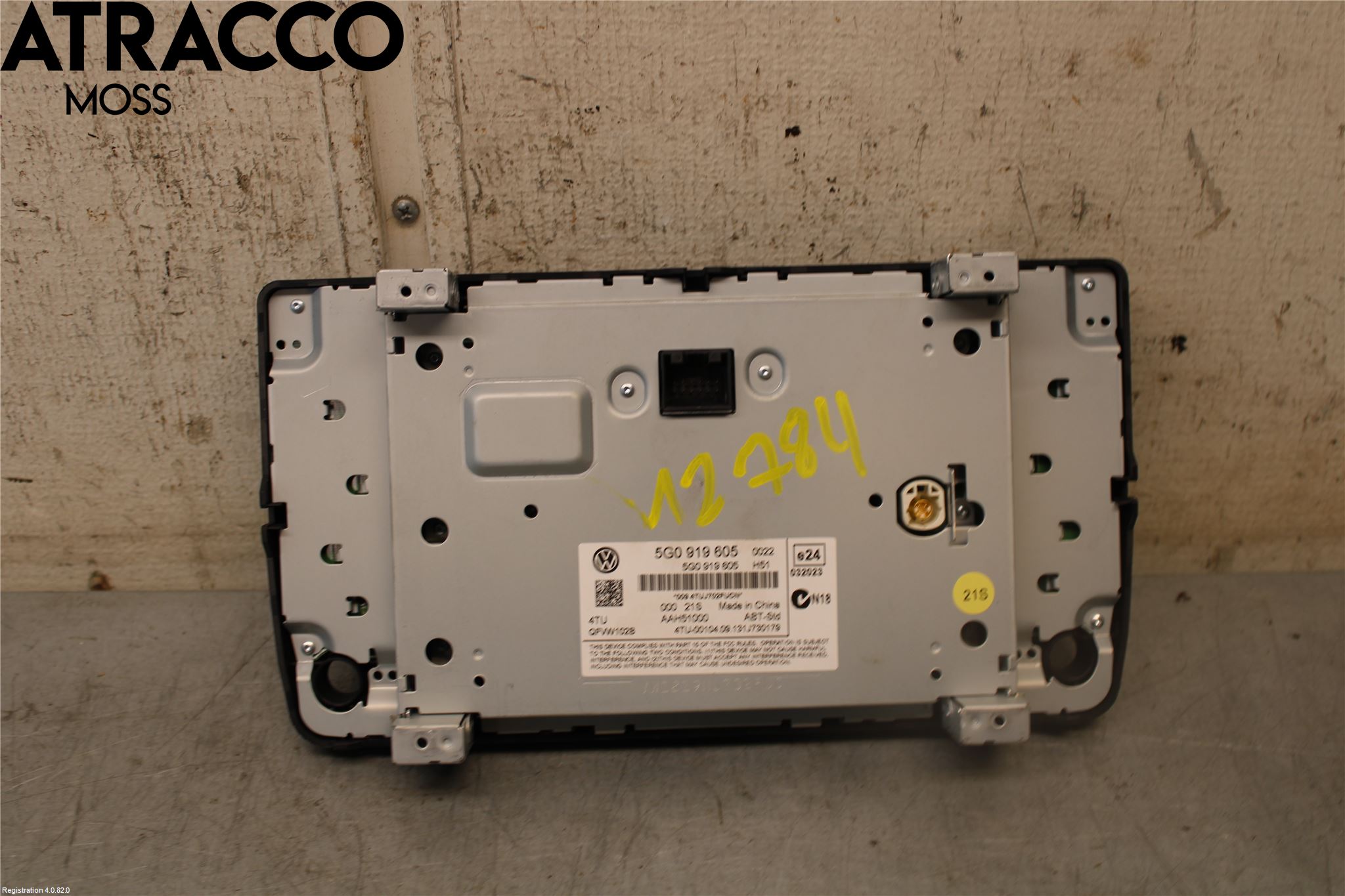 Volkswagen VW GOLF / E-GOLF VII 13-20 Multifunktionsdisplay