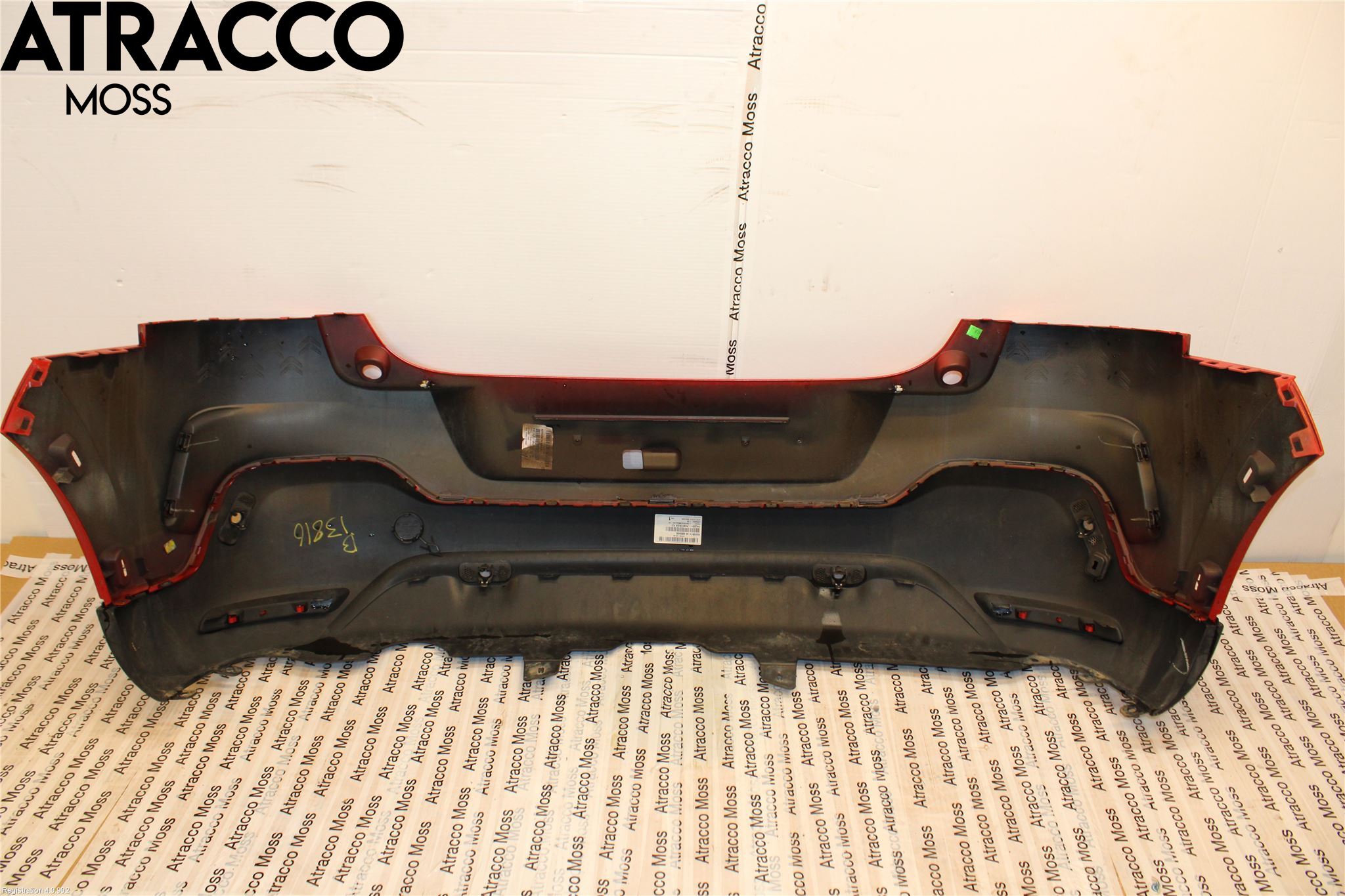 Citroen C4 CACTUS 14-20 Stötfångare Bak
