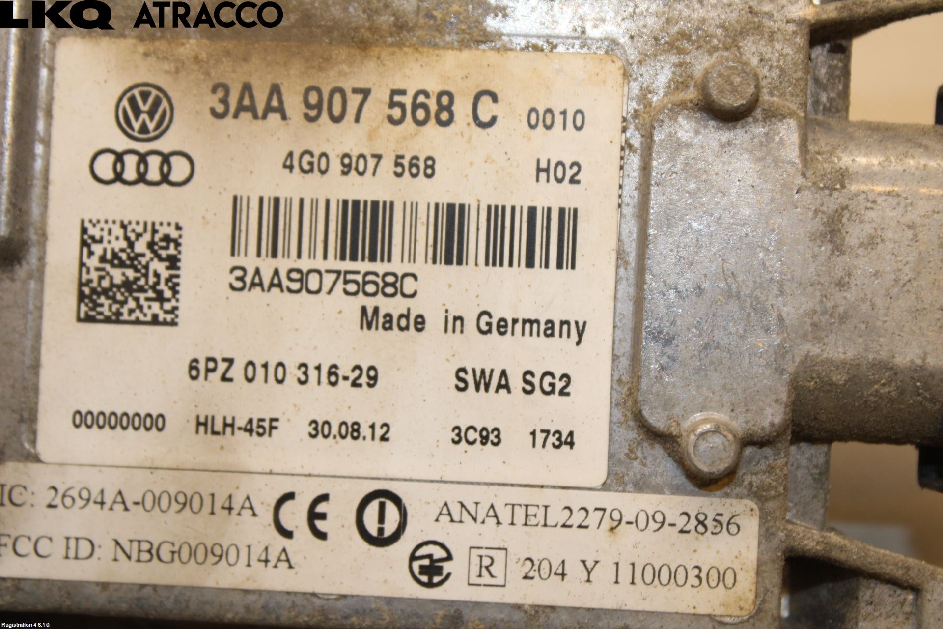 Volkswagen VW PASSAT 11-14 Styrenhet Parkeringshjälp