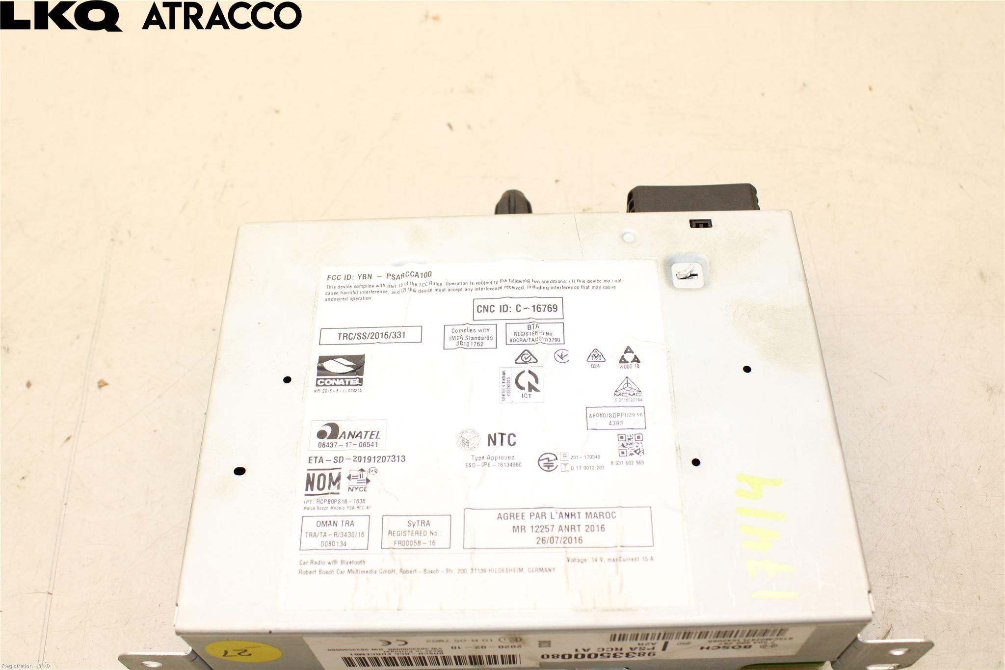 Citroen COTROEN C3 17-24 Radio
