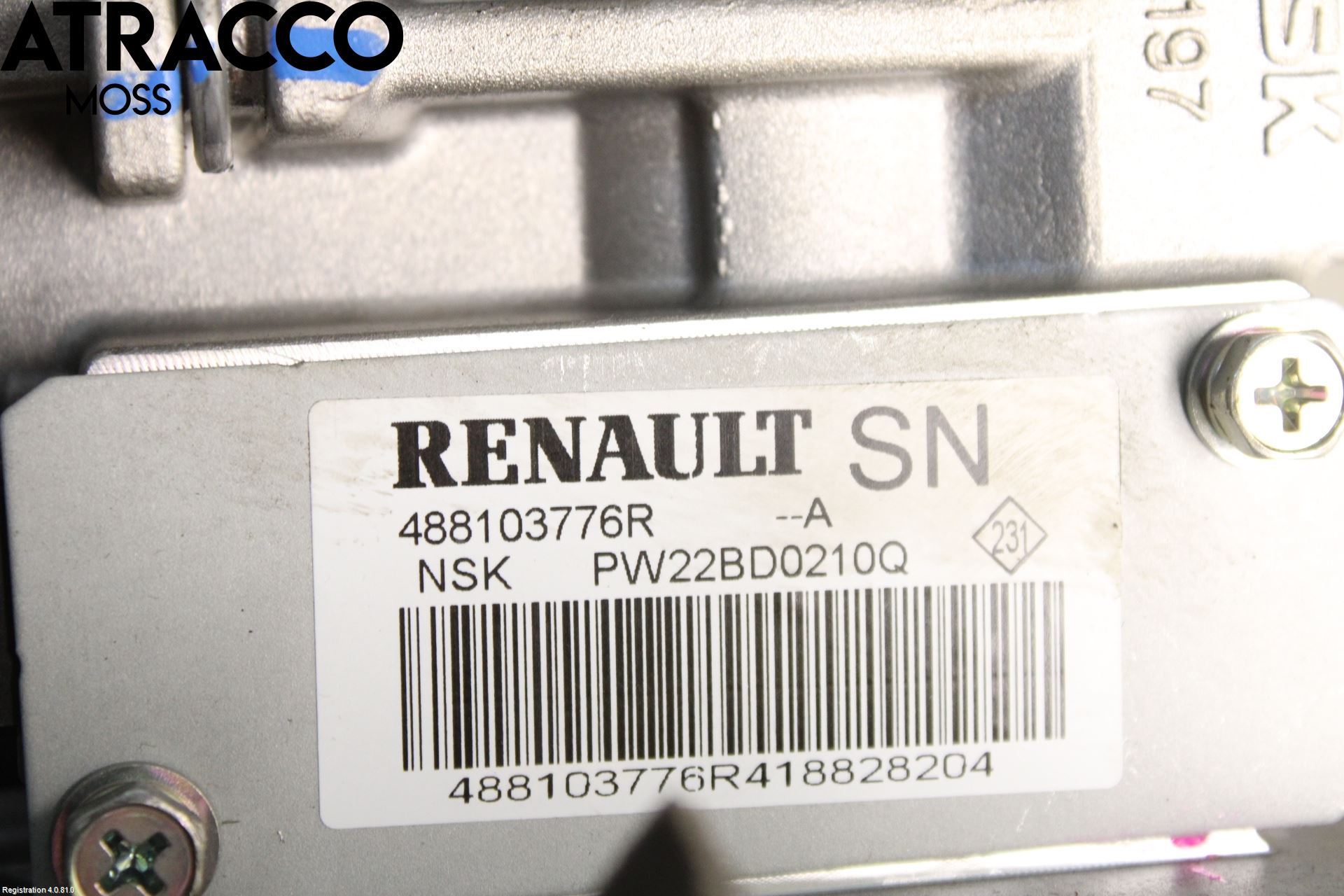 Renault ZOE/E-TECH 13- Rattaxelagg Med Inb Servo