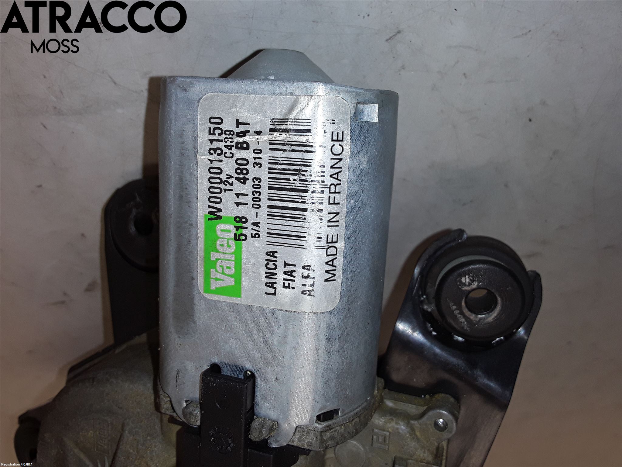 Opel COMBO D 12-18 Torkarmotor Baklucka
