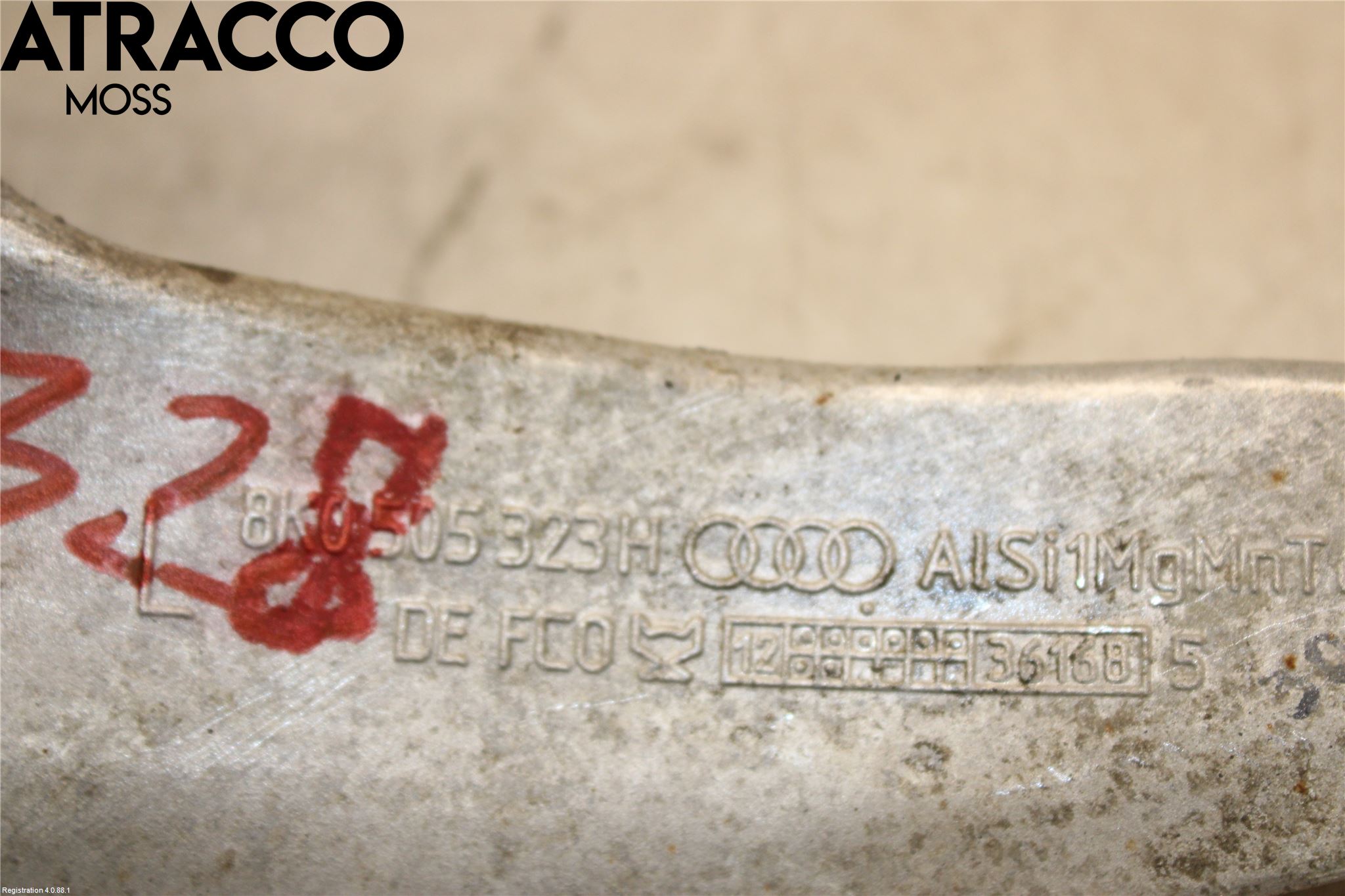 Audi Q5 09-16 Bärarm Bak Övre Vänster