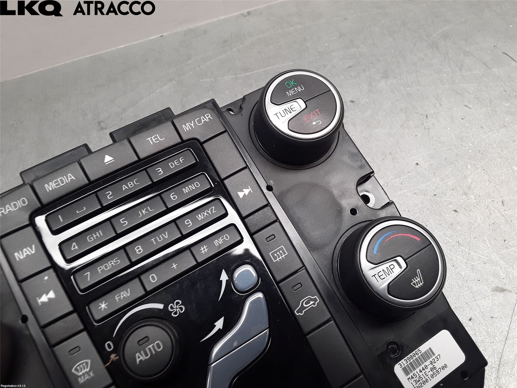 Volvo V70 14-16 Strömställare Multifunktion