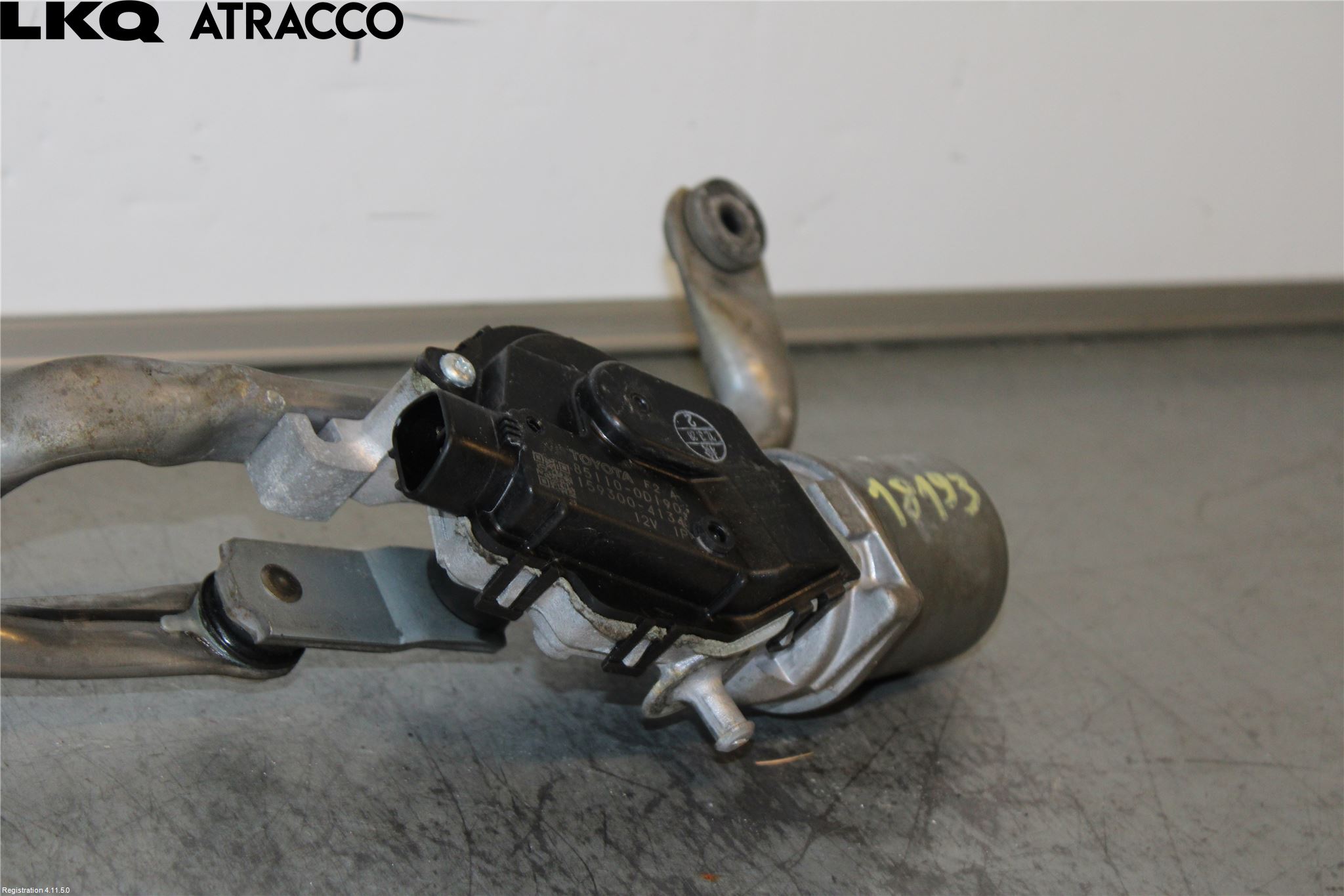 Toyota YARIS XP130 12-14 Torkarmotor Vindruta