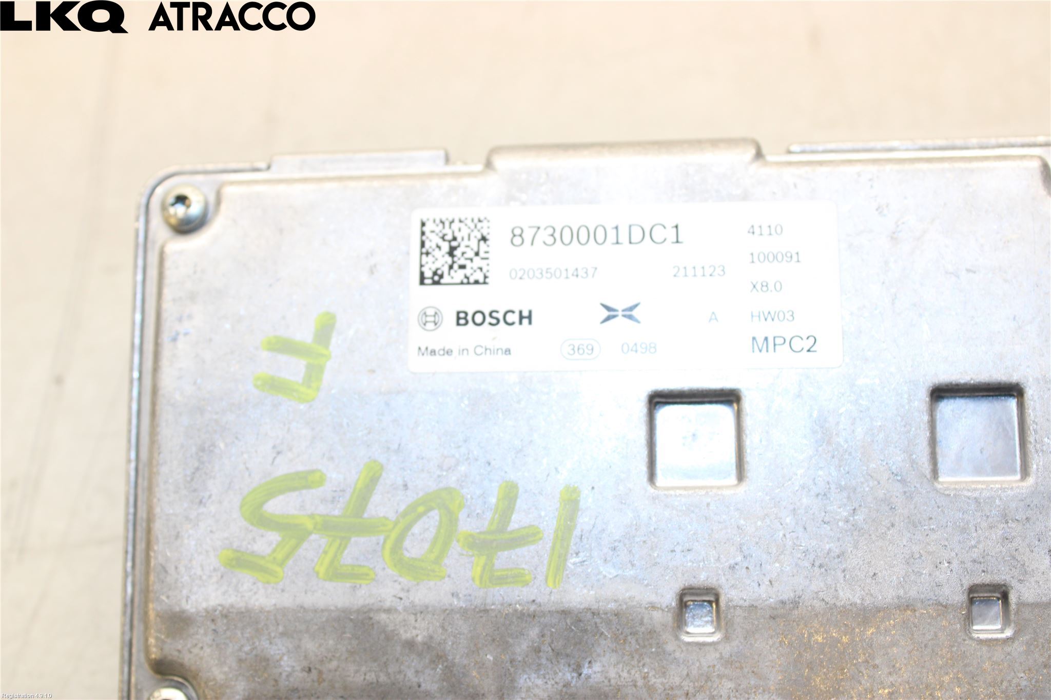 Xpeng G3 21- Sensor Aktivt Kollisionsskydd