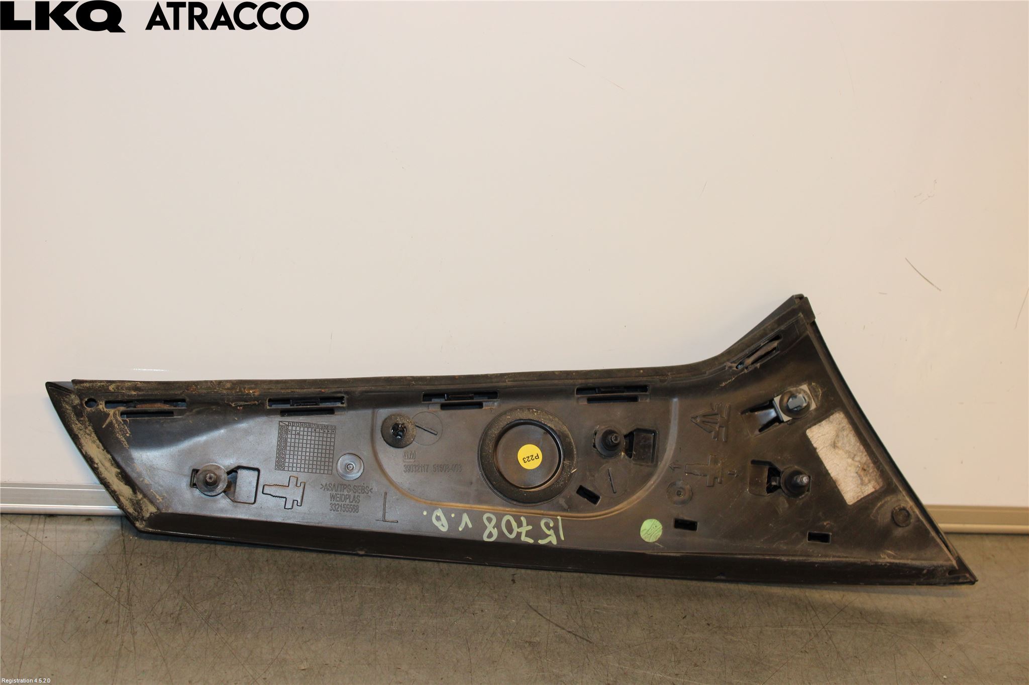 Opel ASTRA K 16-22 Dörr Dekorlist Bak Vä