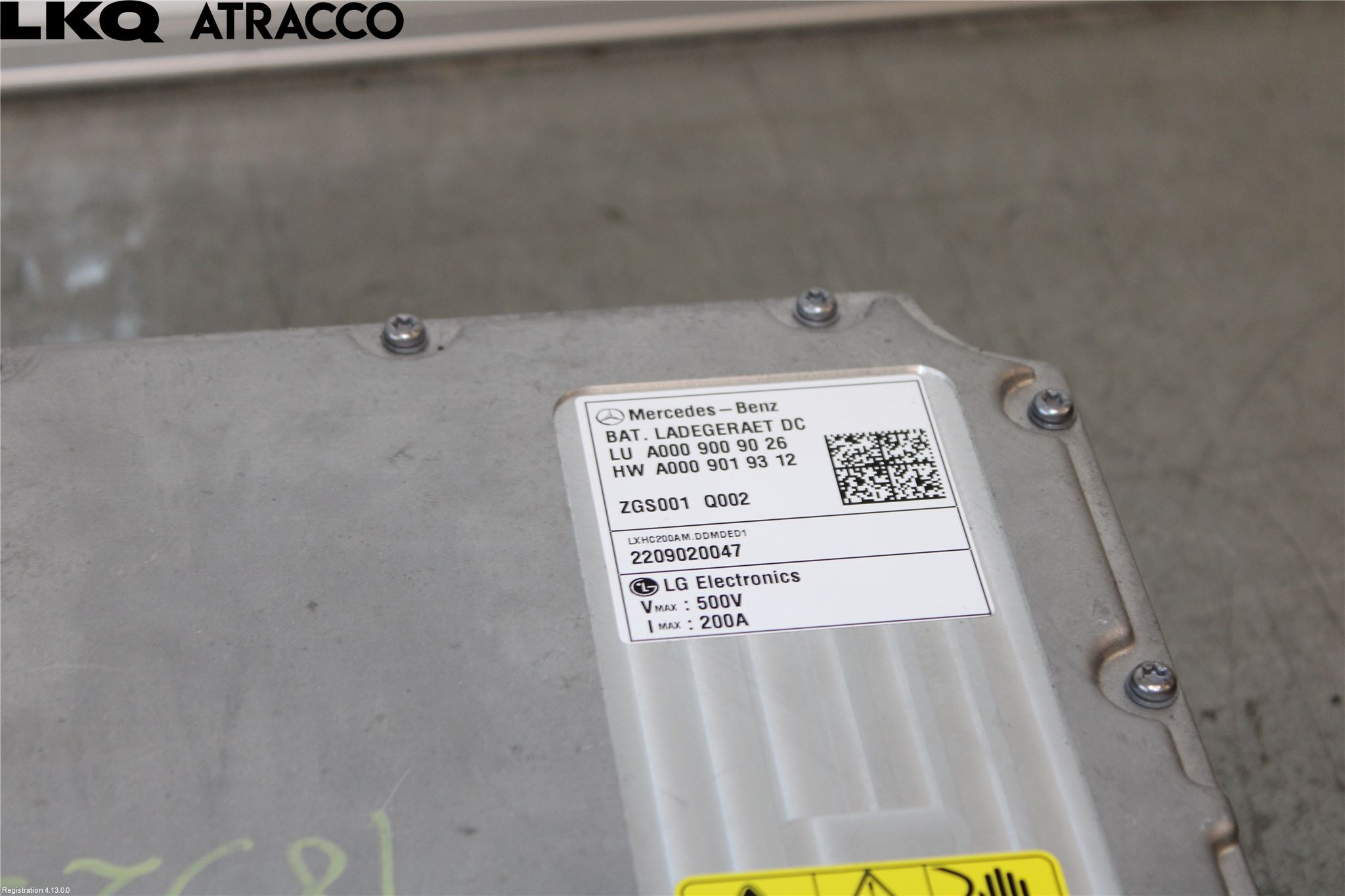 Mercedes-Benz MB EQC (N293) 20- Batteriladdare Högspänning