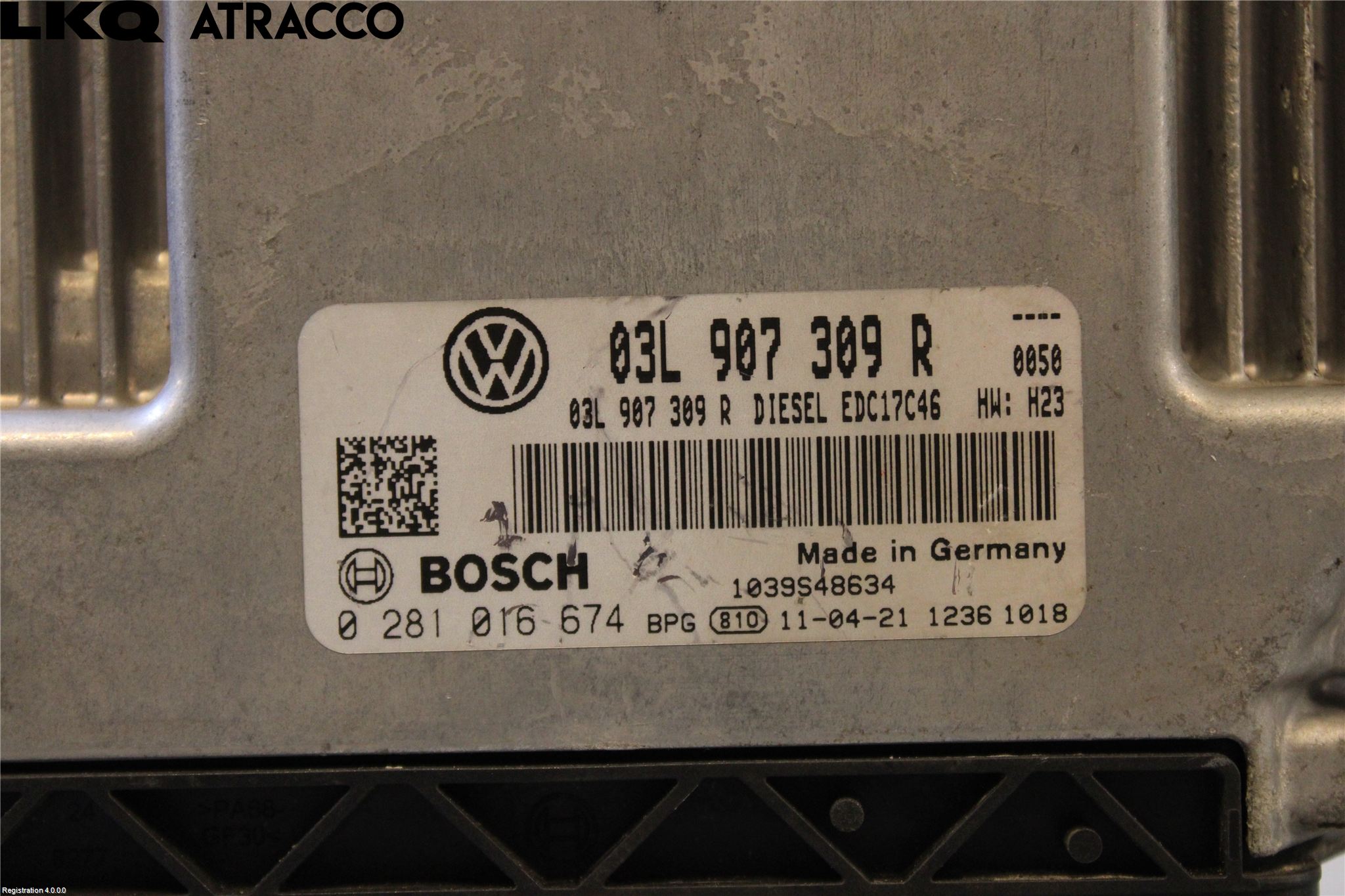 Volkswagen VW TIGUAN 07-16 Styrenhet Insprut Bensin