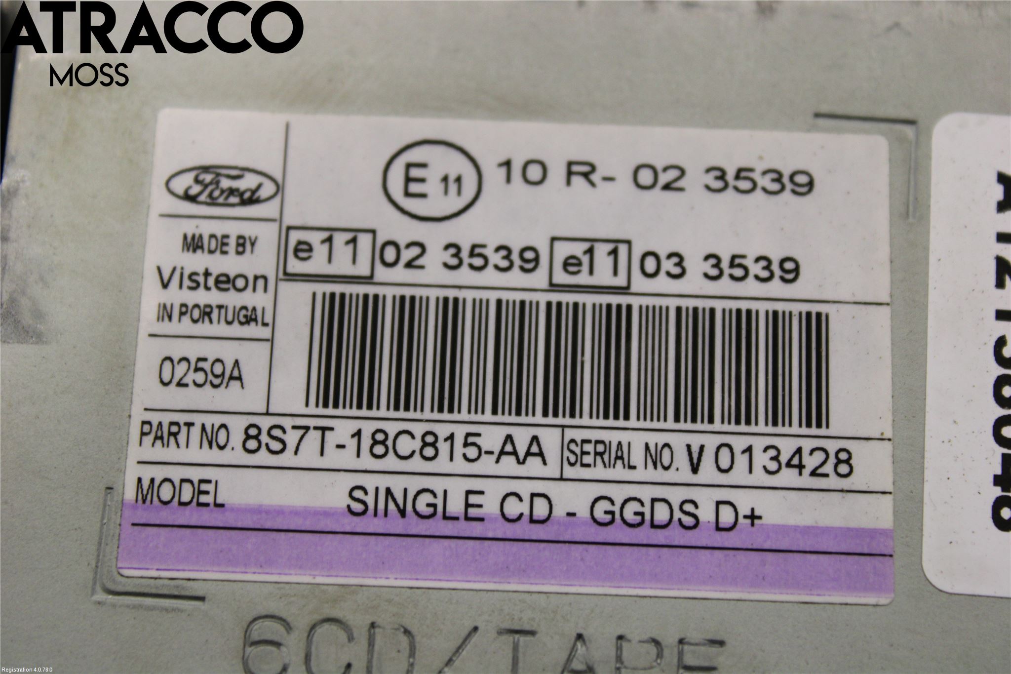 Ford MONDEO 07-15 Cd Radio - Multimediapanel