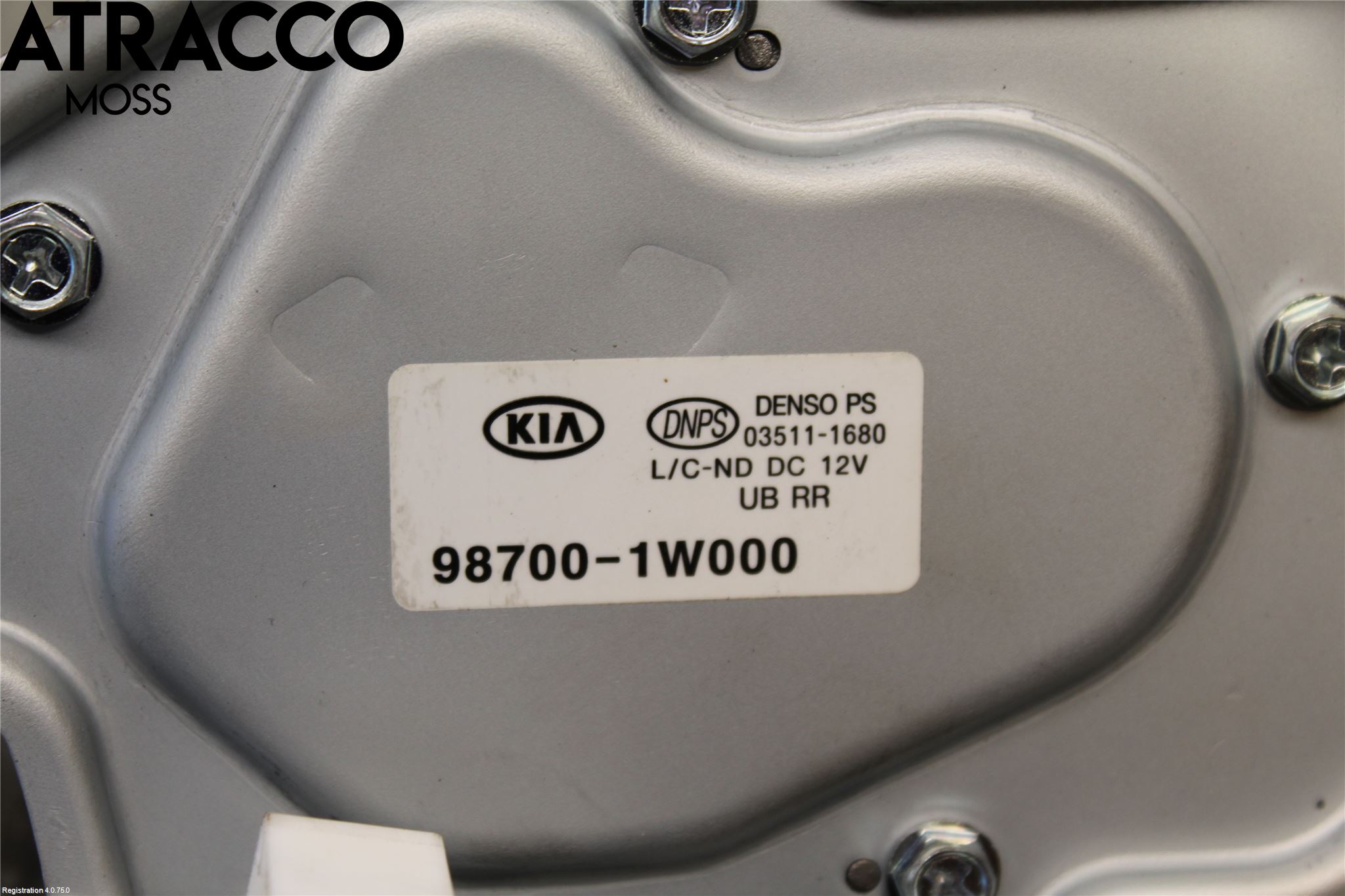 Kia RIO 12-16 Torkarmotor Baklucka