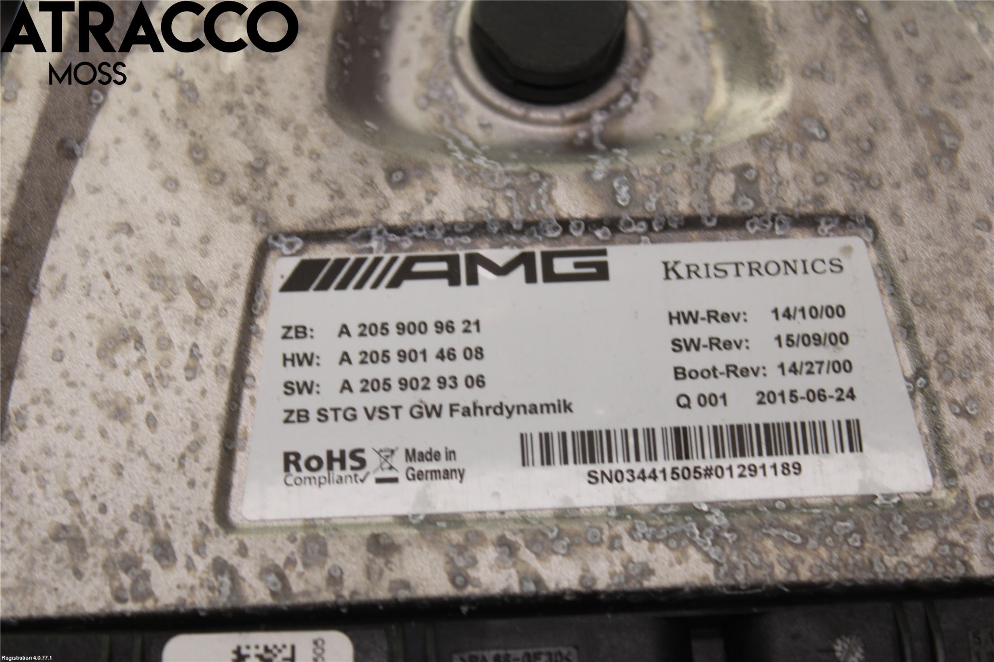Mercedes-Benz MB C-KLASS (W205) 14-21 Styrenhet Övrigt