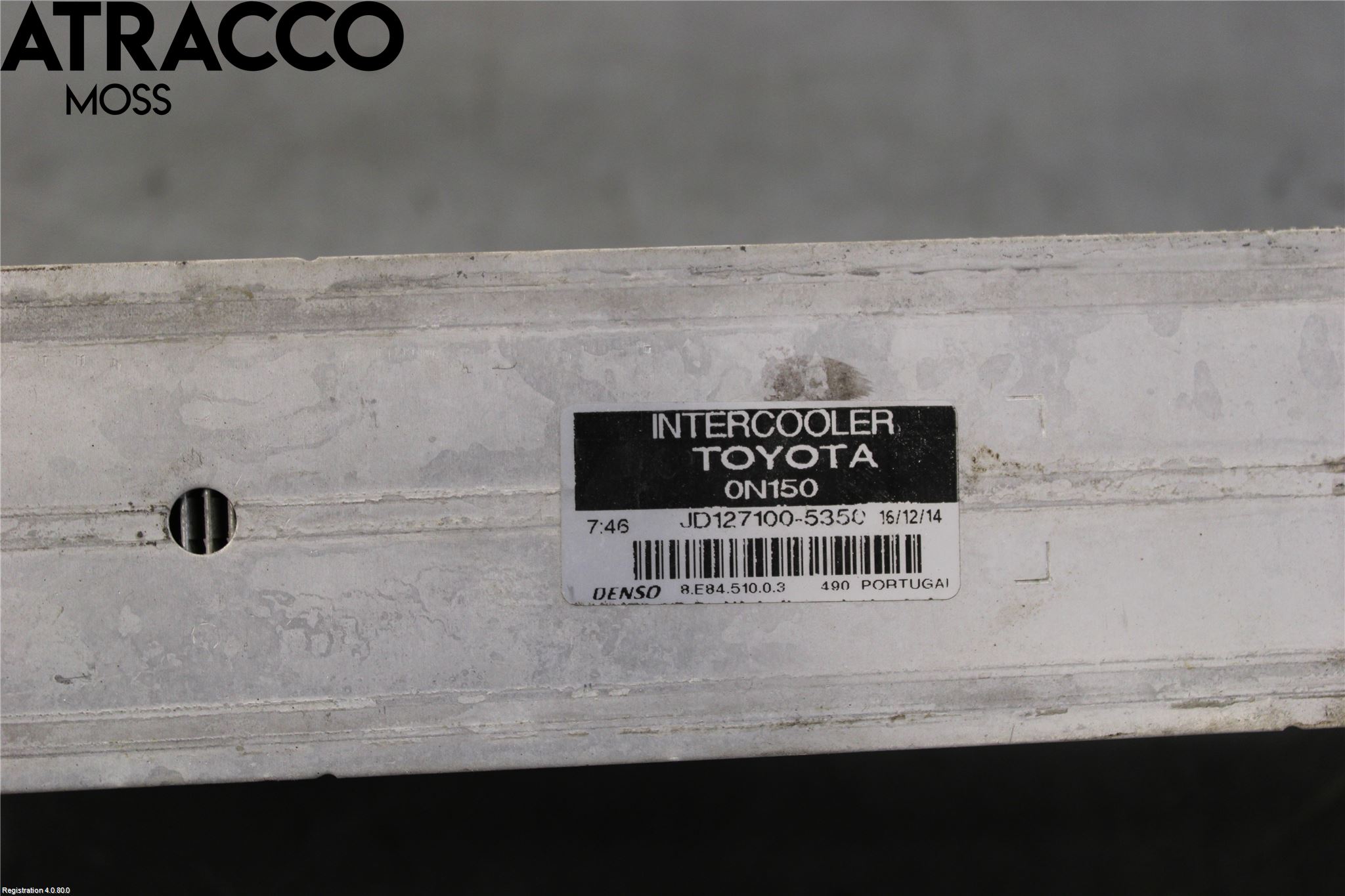 Toyota AURIS 10-12 Laddluft-Intercooler Kyl