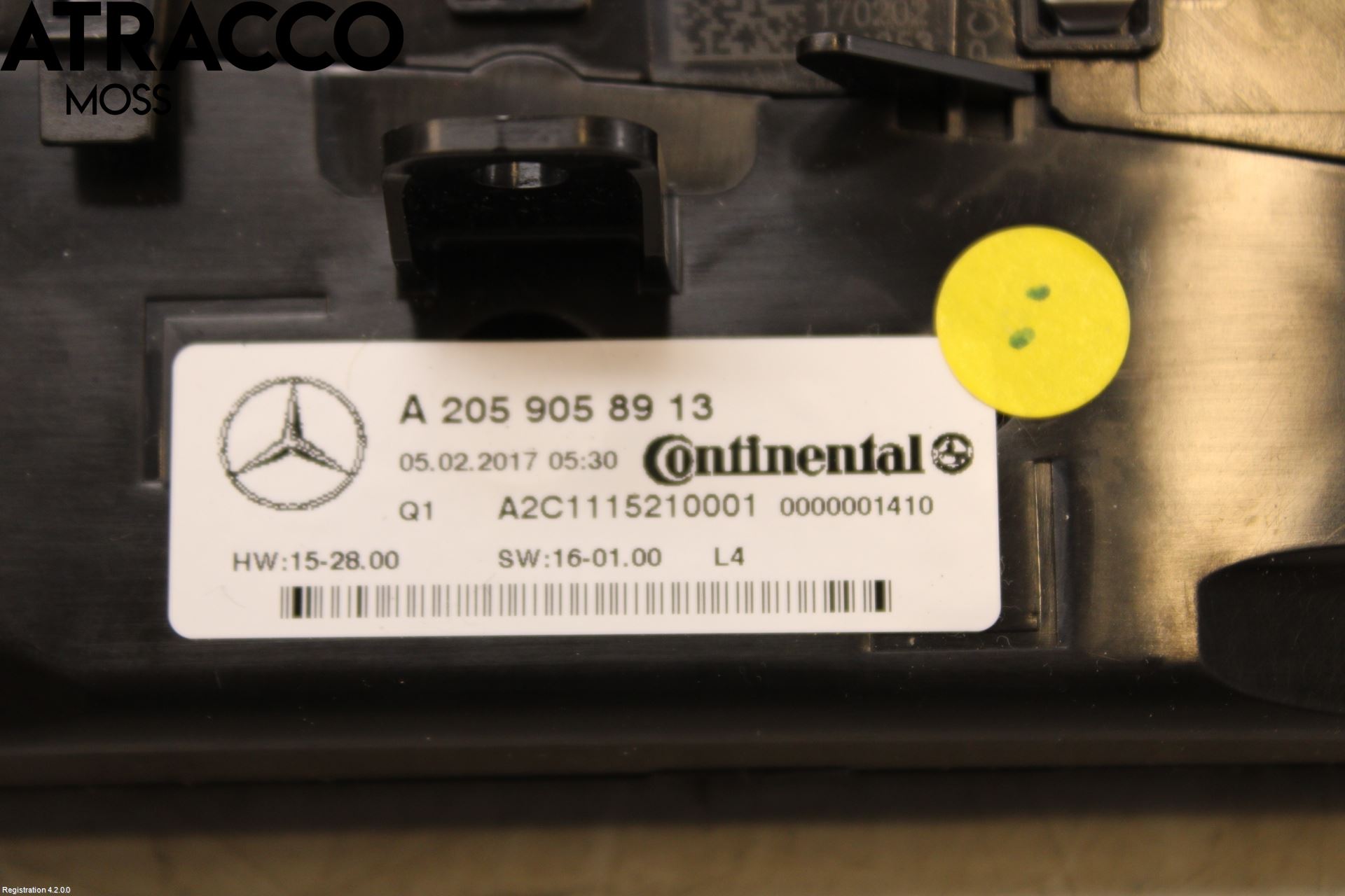 Mercedes-Benz MB C-KLASS (W205) 14-21 Ac Styrenhet Ac Manöveren