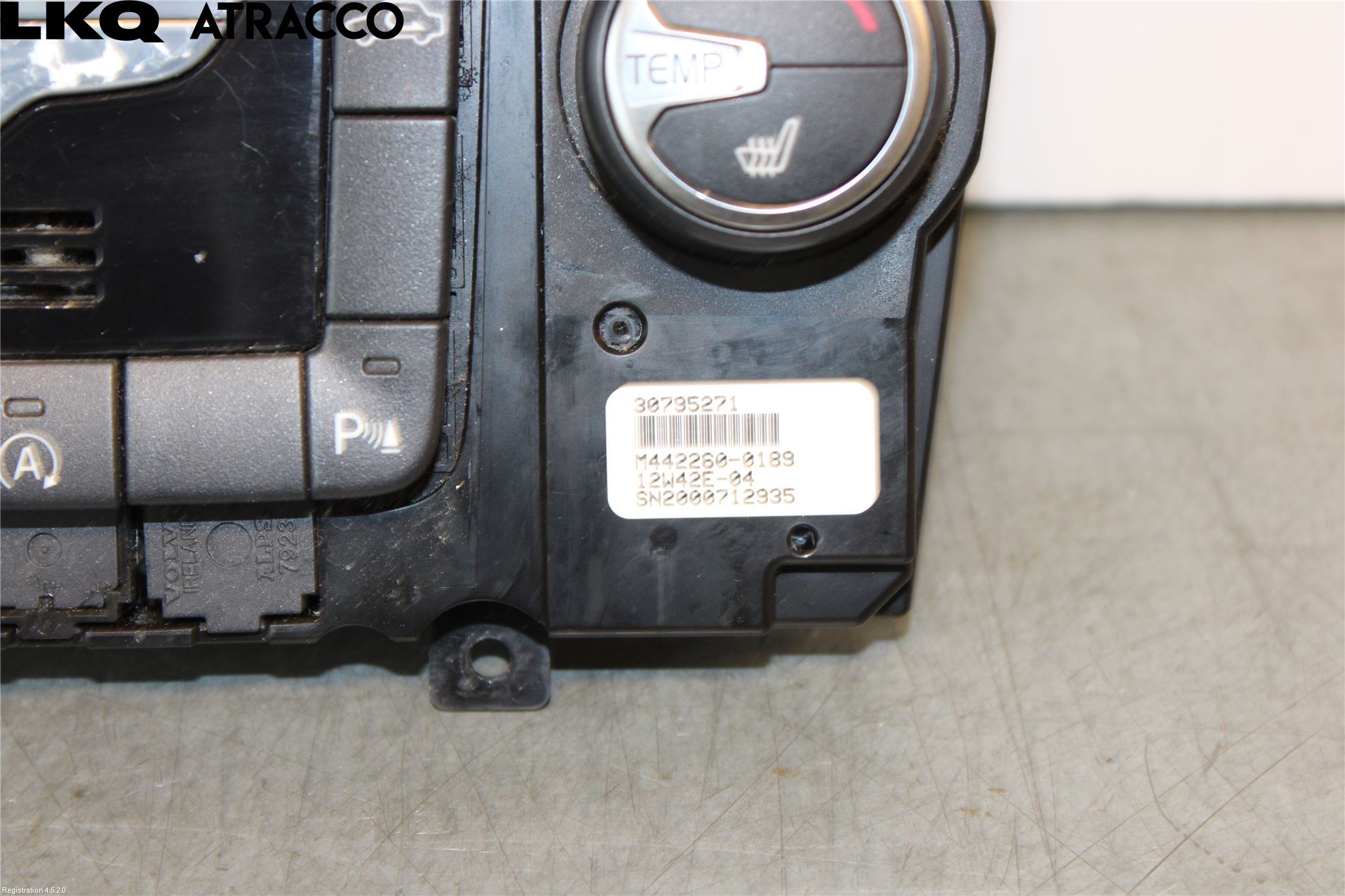 Volvo V60 11-13 Ac Styrenhet Ac Manöveren
