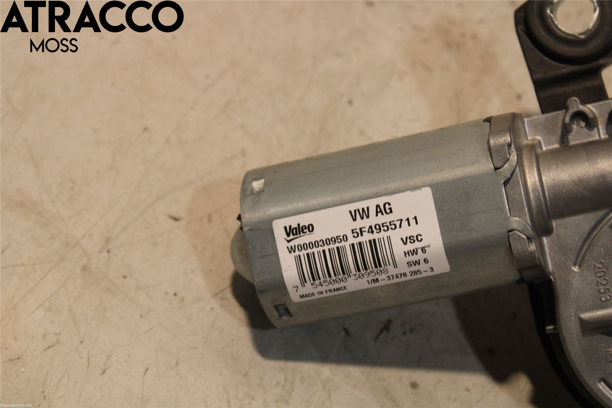 Skoda OCTAVIA (5E) 13-20 Torkarmotor Baklucka