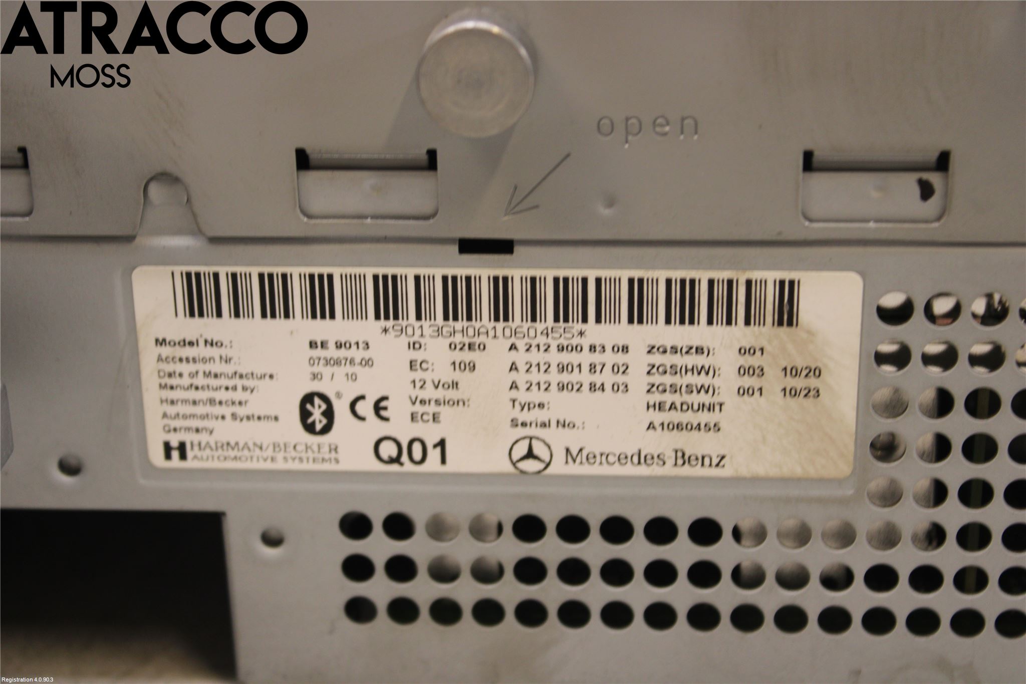 Mercedes-Benz MB E-KLASS (W212) 09-16 Cd Radio - Multimediapanel