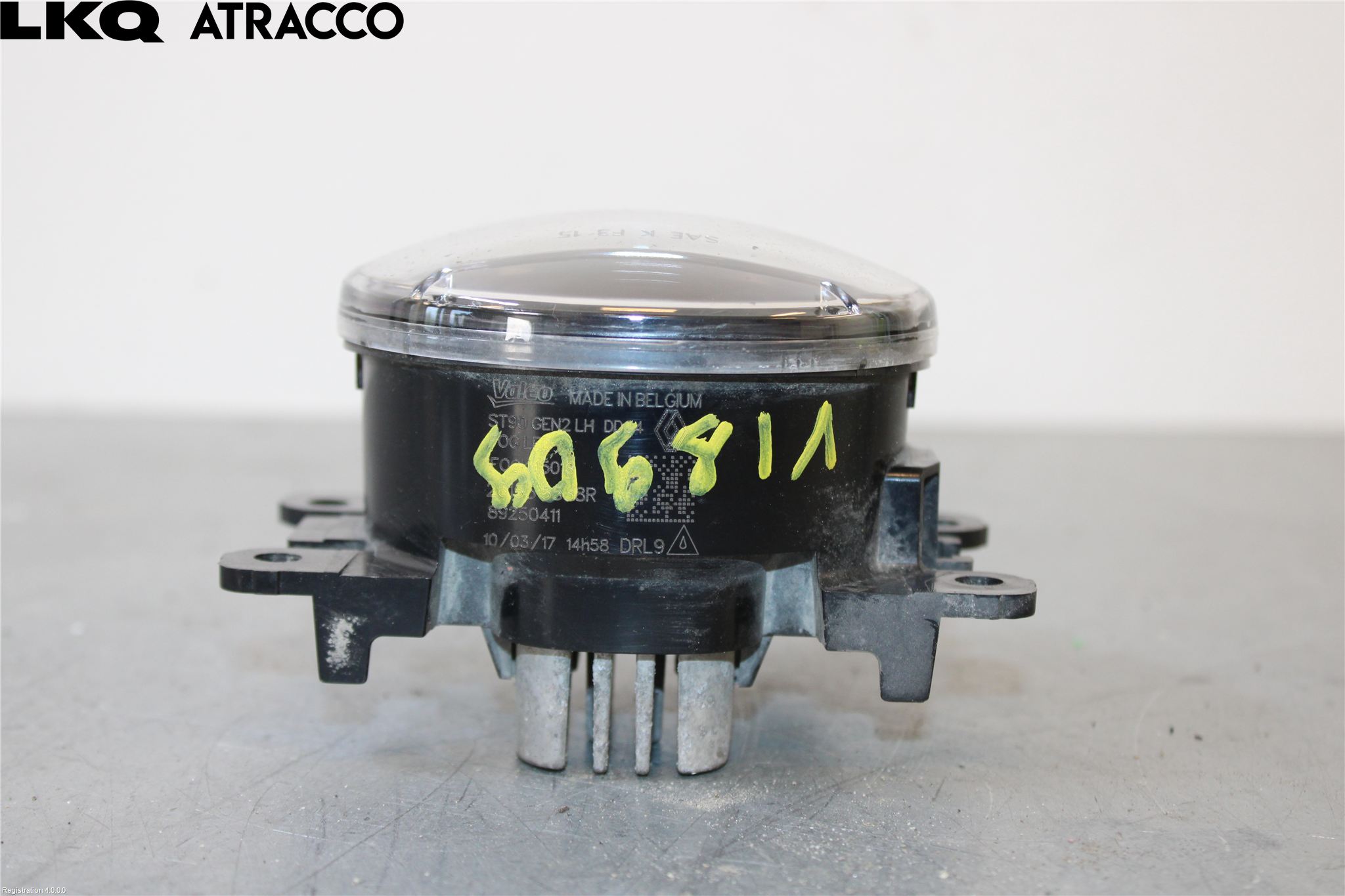 Renault CAPTUR 13-19 Dimljus-Varselljus Fram