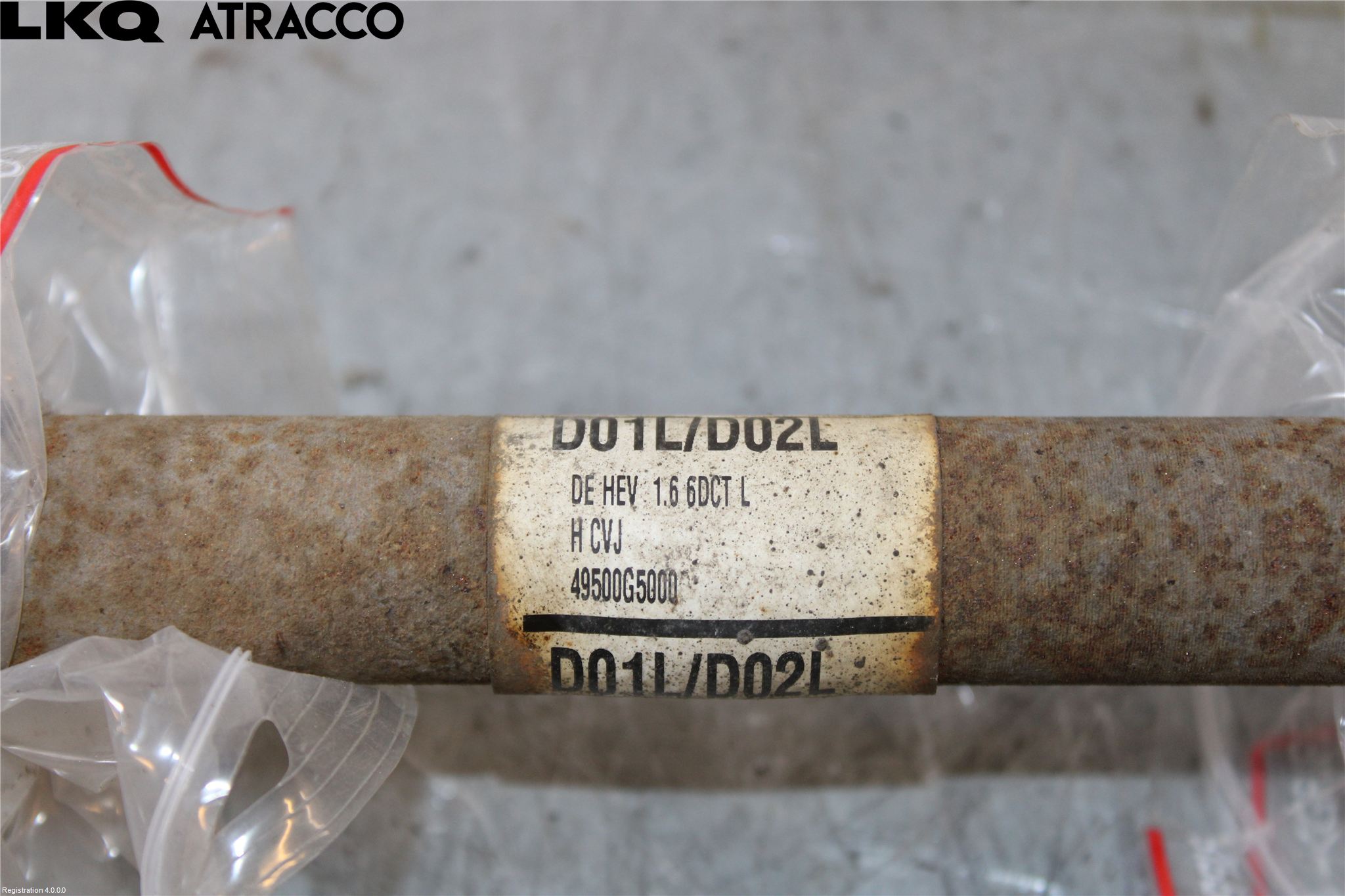 Kia NIRO (DE) 17-22 Drivaxel Fram Vänster