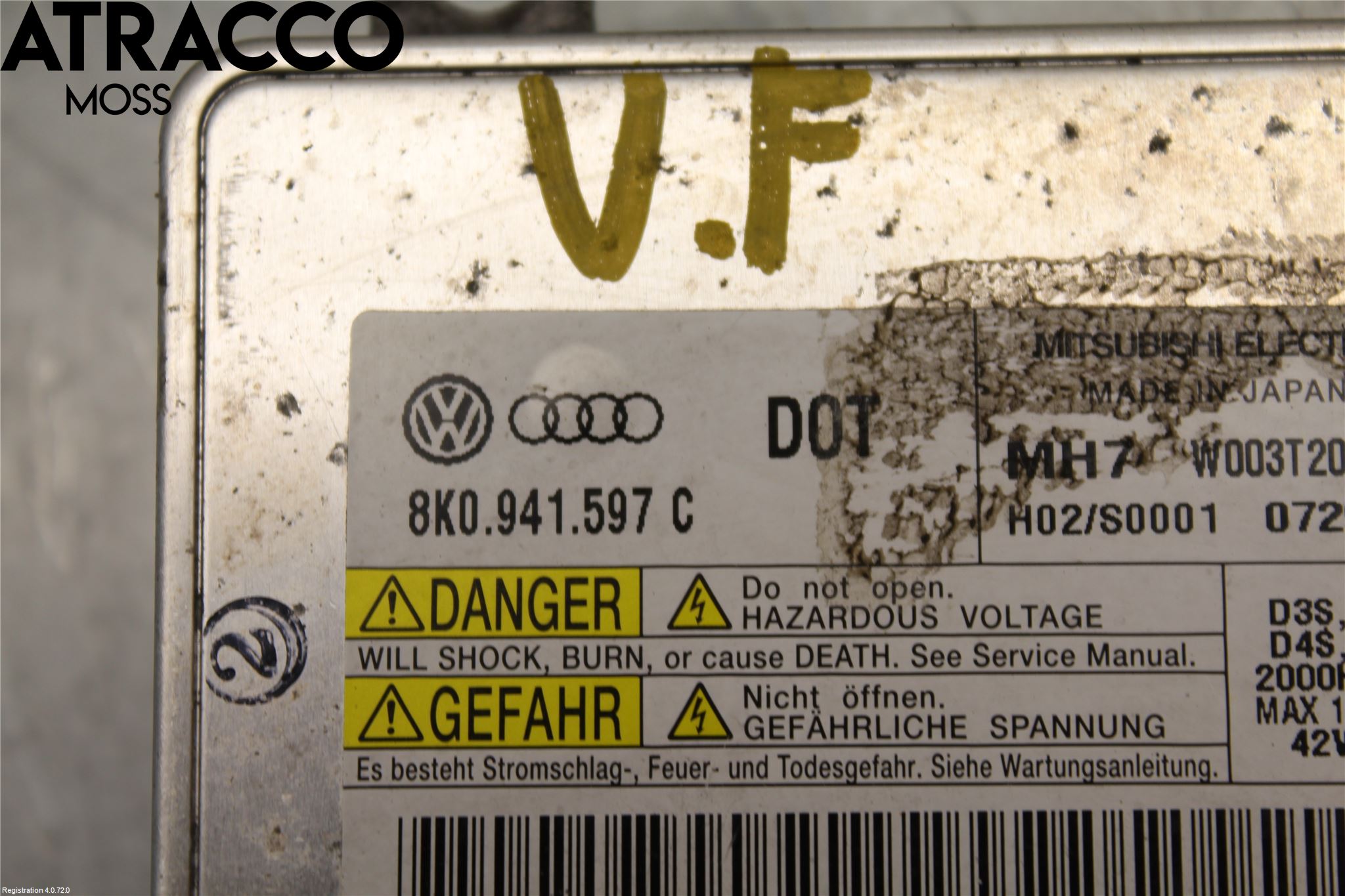 Audi Q5 09-16 Styrenhet Strålkastare