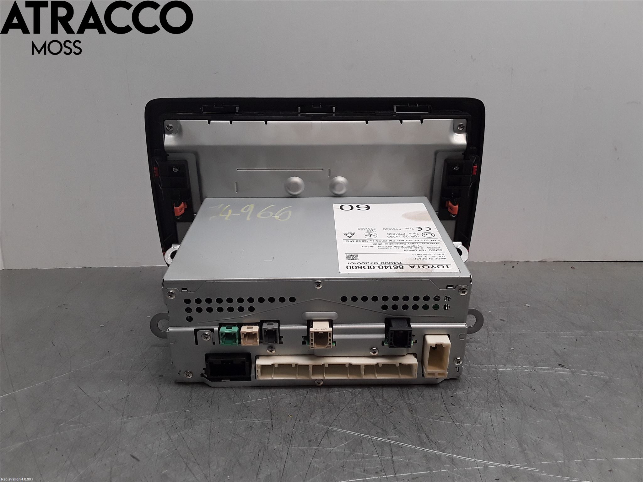 Toyota YARIS CROSS XP21 21- Multifunktionsdisplay