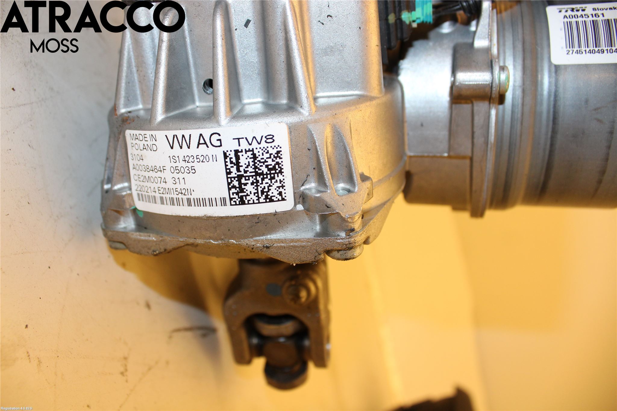 Volkswagen VW UP! / E-UP! Rattaxelagg Med Inb Servo