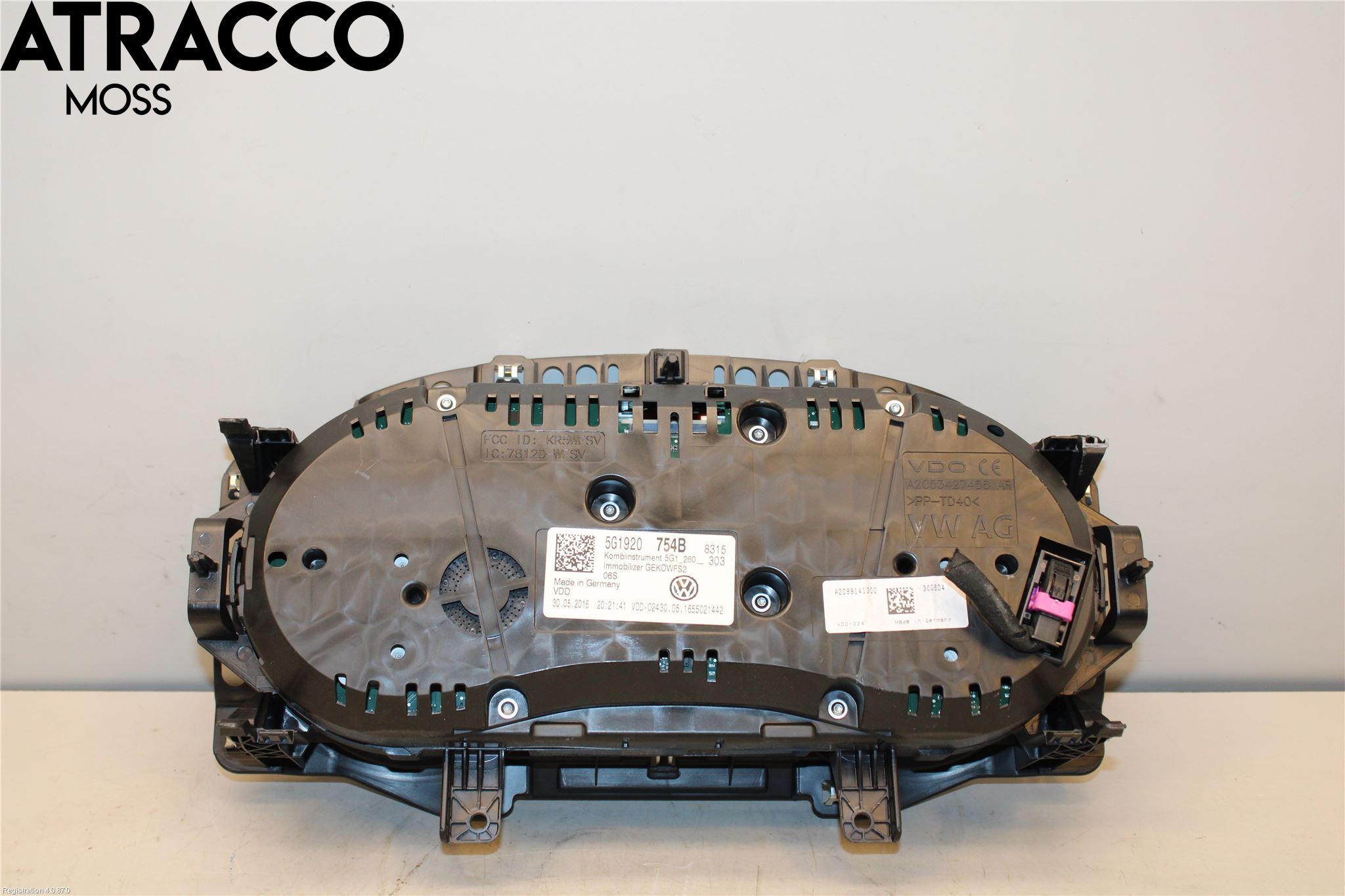 Volkswagen VW GOLF / E-GOLF VII 13-20 Instrument Komb