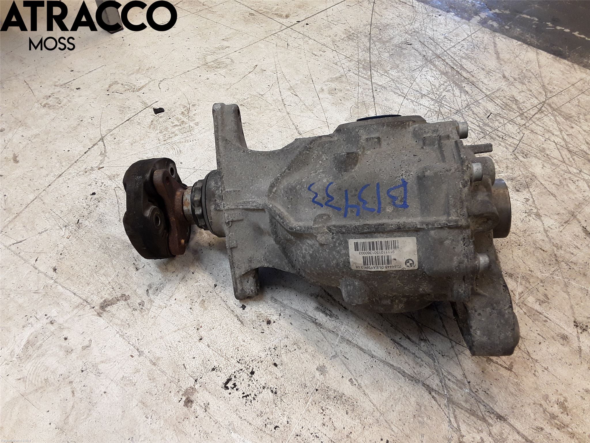 BMW 5 F10/F11/F18 09-17 Bakväxel-Diff
