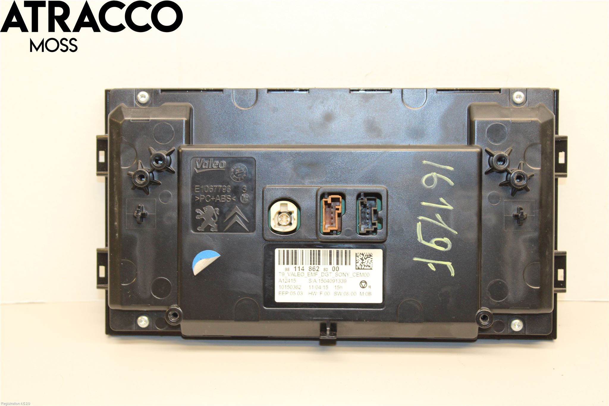 Peugeot 308 14-21 Multifunktionsdisplay