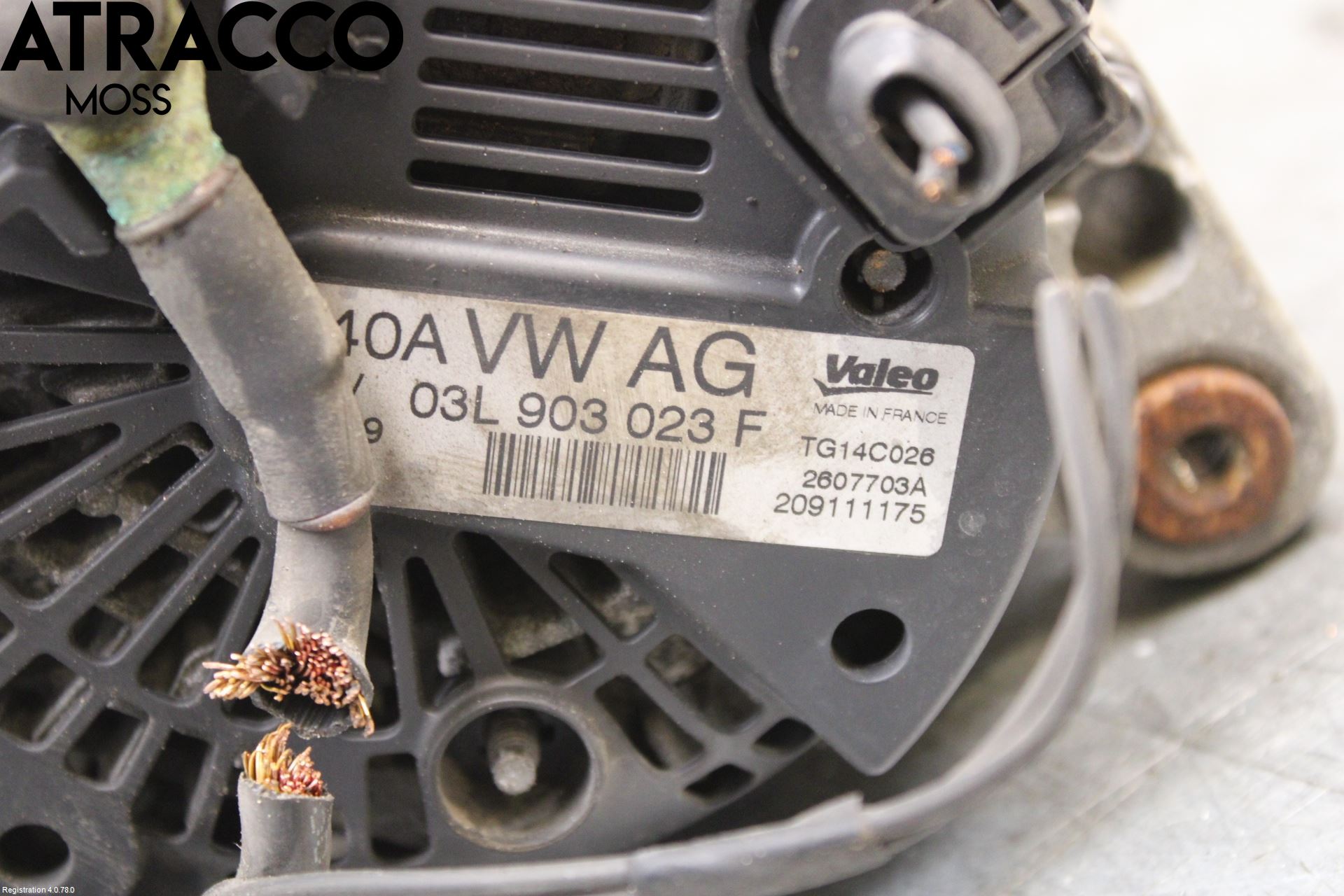 Volkswagen VW GOLF VI 09-13 Generator