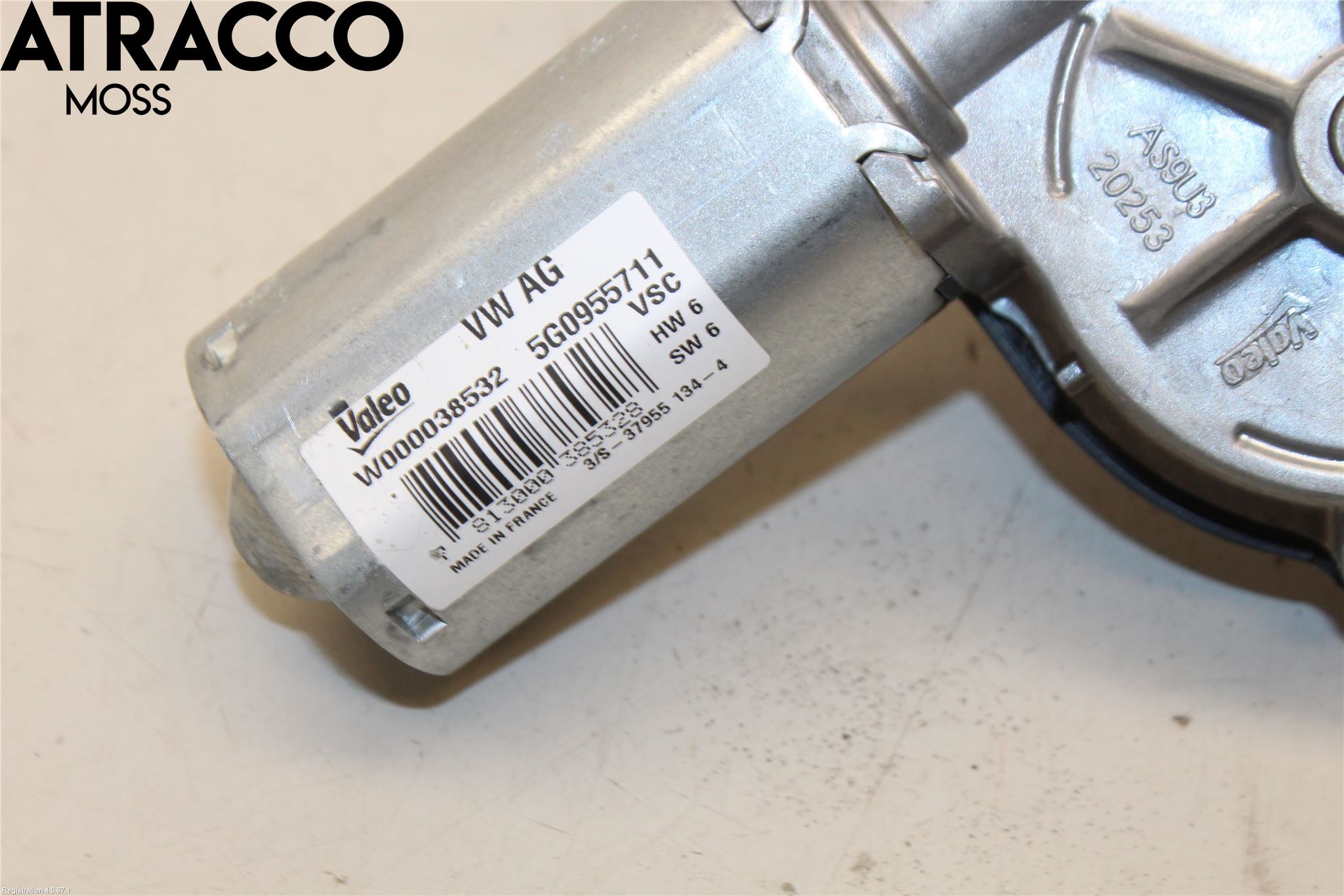Volkswagen VW GOLF / E-GOLF VII 13-20 Torkarmotor Baklucka