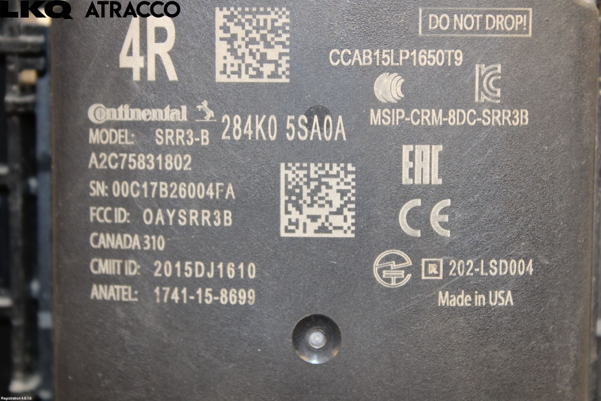 Nissan LEAF 18- Sensor Aktivt Kollisionsskydd