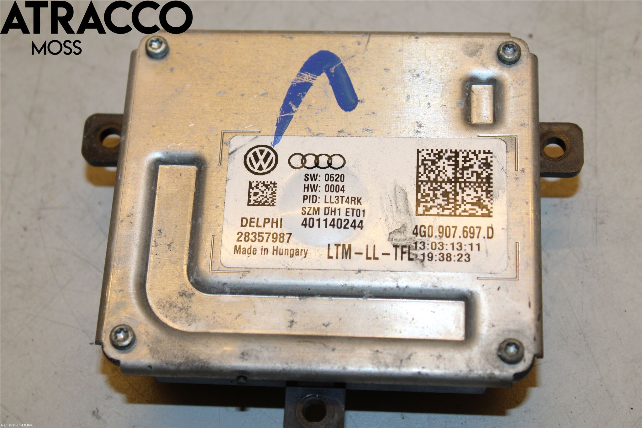 Audi A4 ALLROAD 09-16 Styrenhet Strålkastare