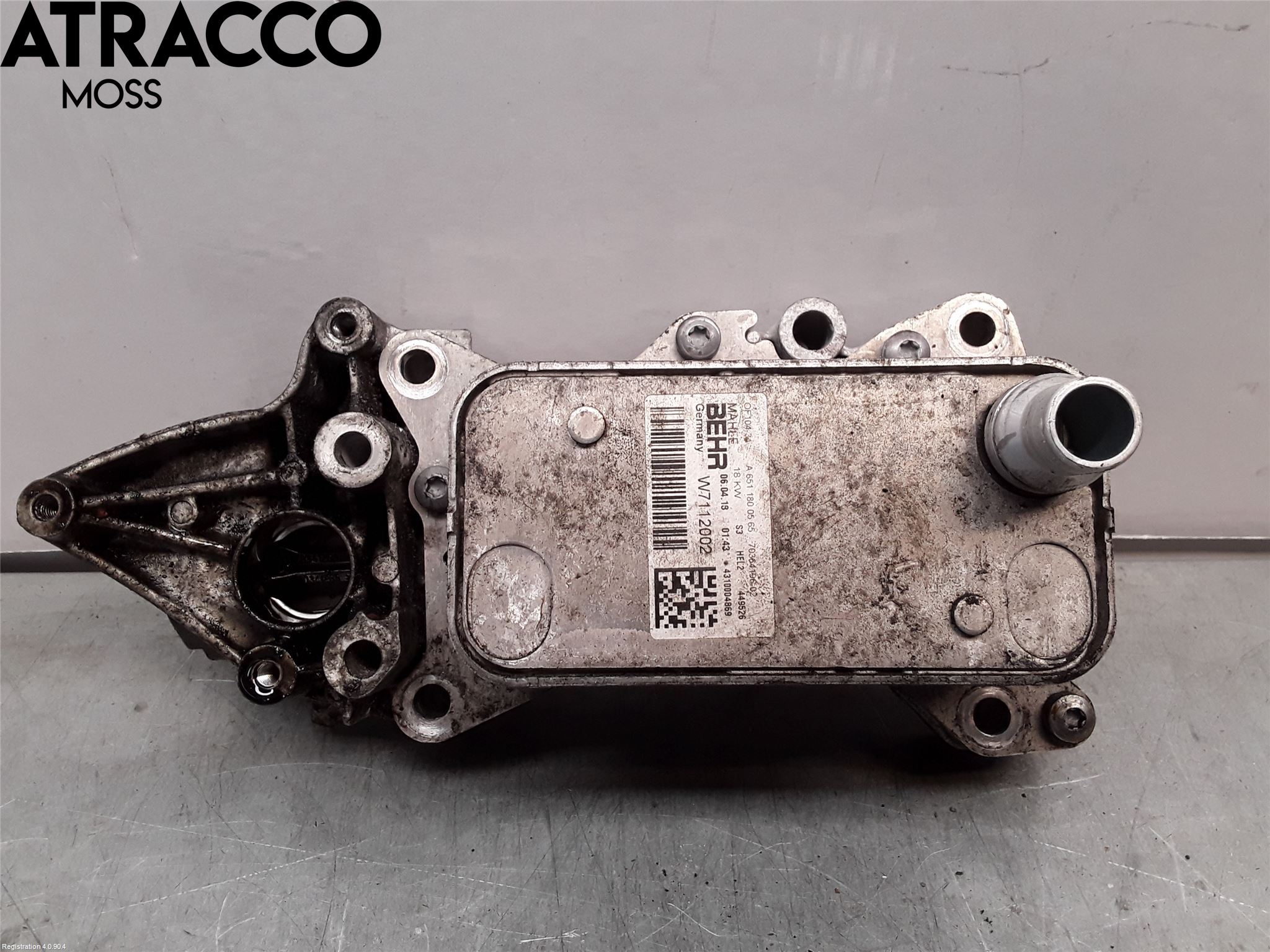 Mercedes-Benz MB B-KLASS (W246/W242) 12-19 Oljekylare Bakaxel