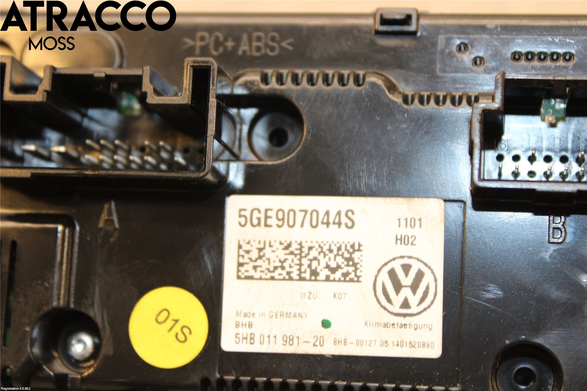 Volkswagen VW GOLF / E-GOLF VII 13-20 Ac Styrenhet Ac Manöveren