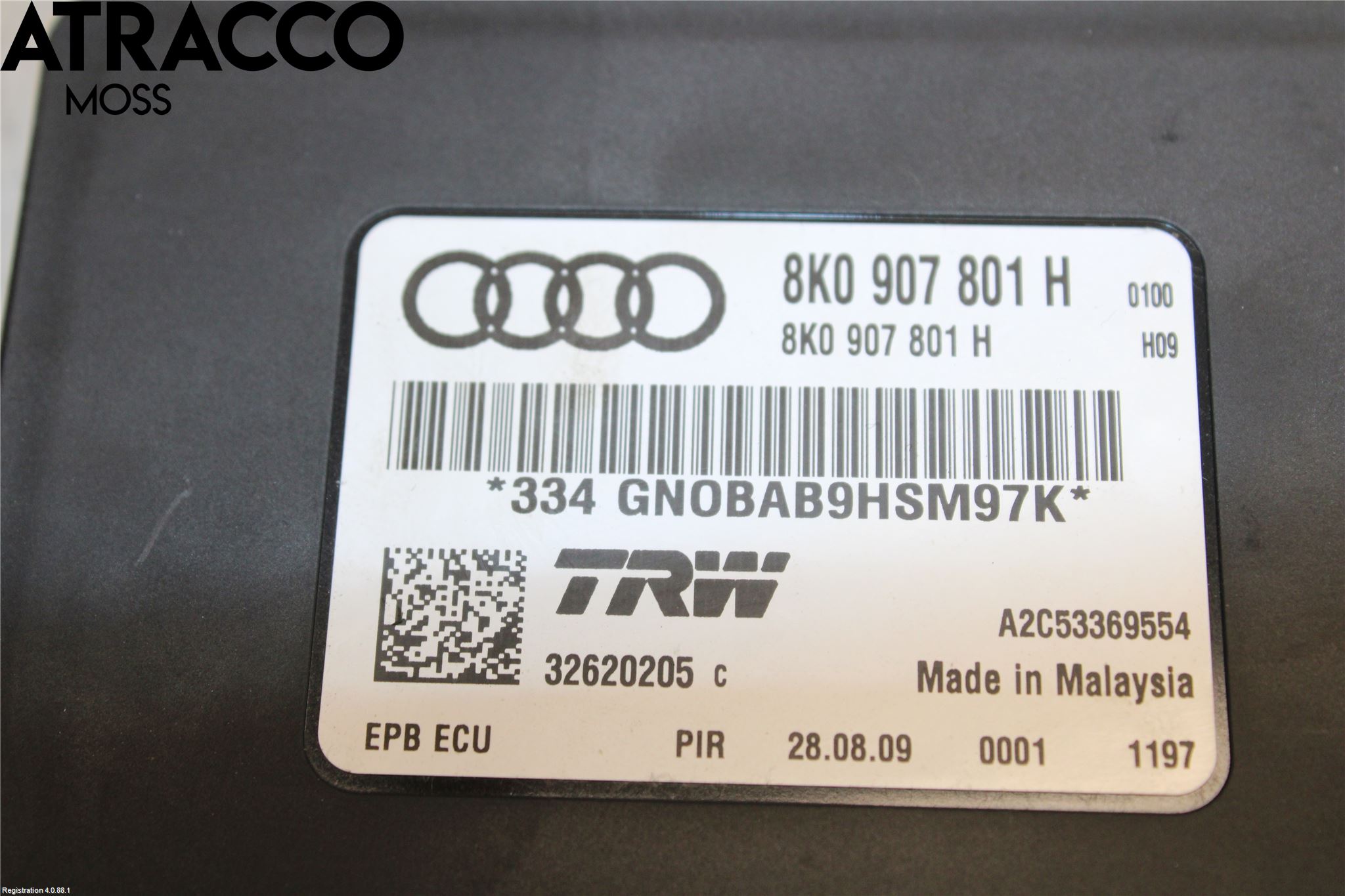 Audi A4/S4 08-11 Styrenhet Parkbroms Epb