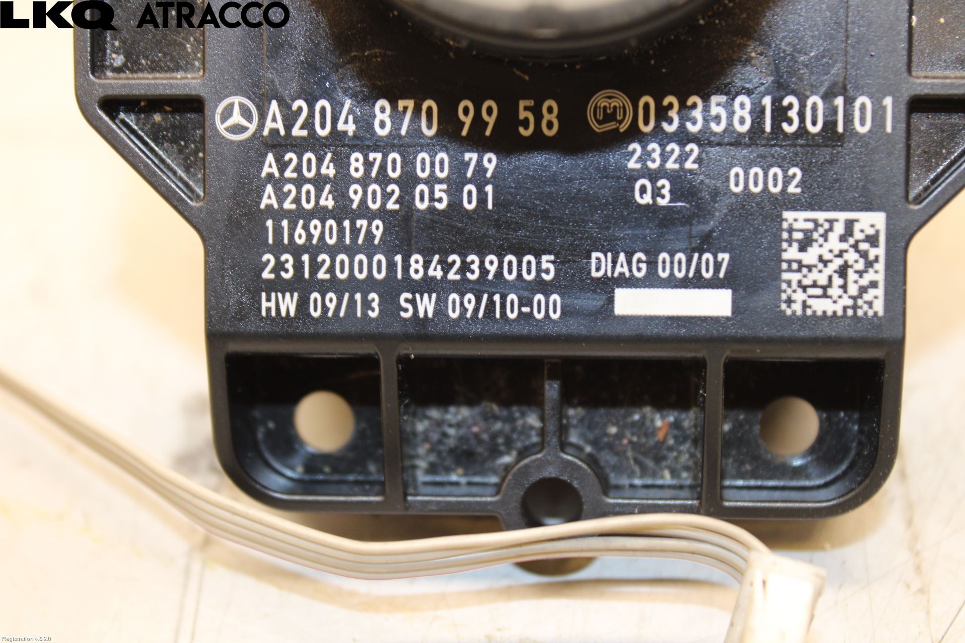 Mercedes-Benz MB E-KLASS (W212) 09-16 Sensor Aktivt Kollisionsskydd