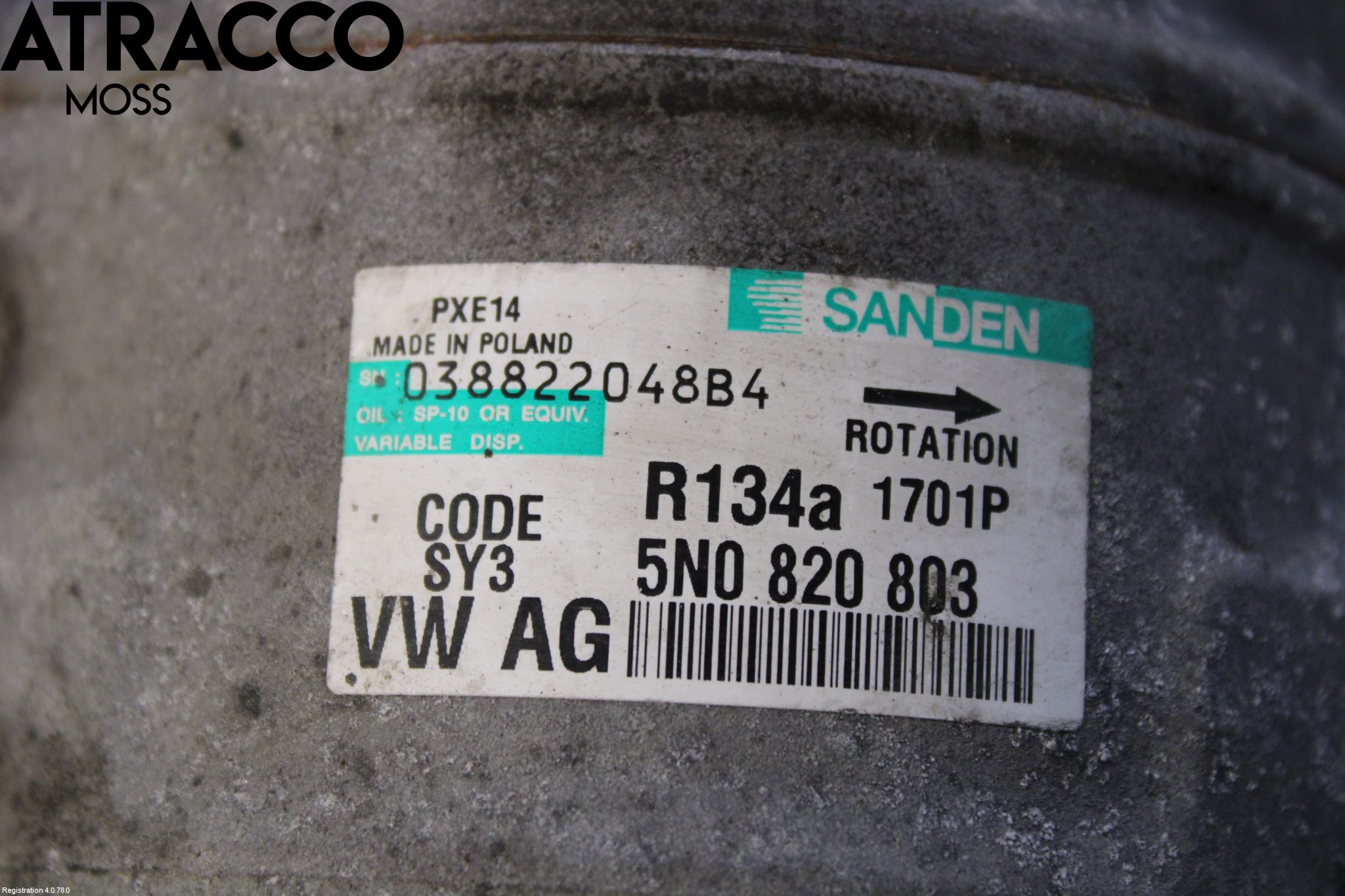 Volkswagen VW GOLF V 04-09 Ac Kompressor