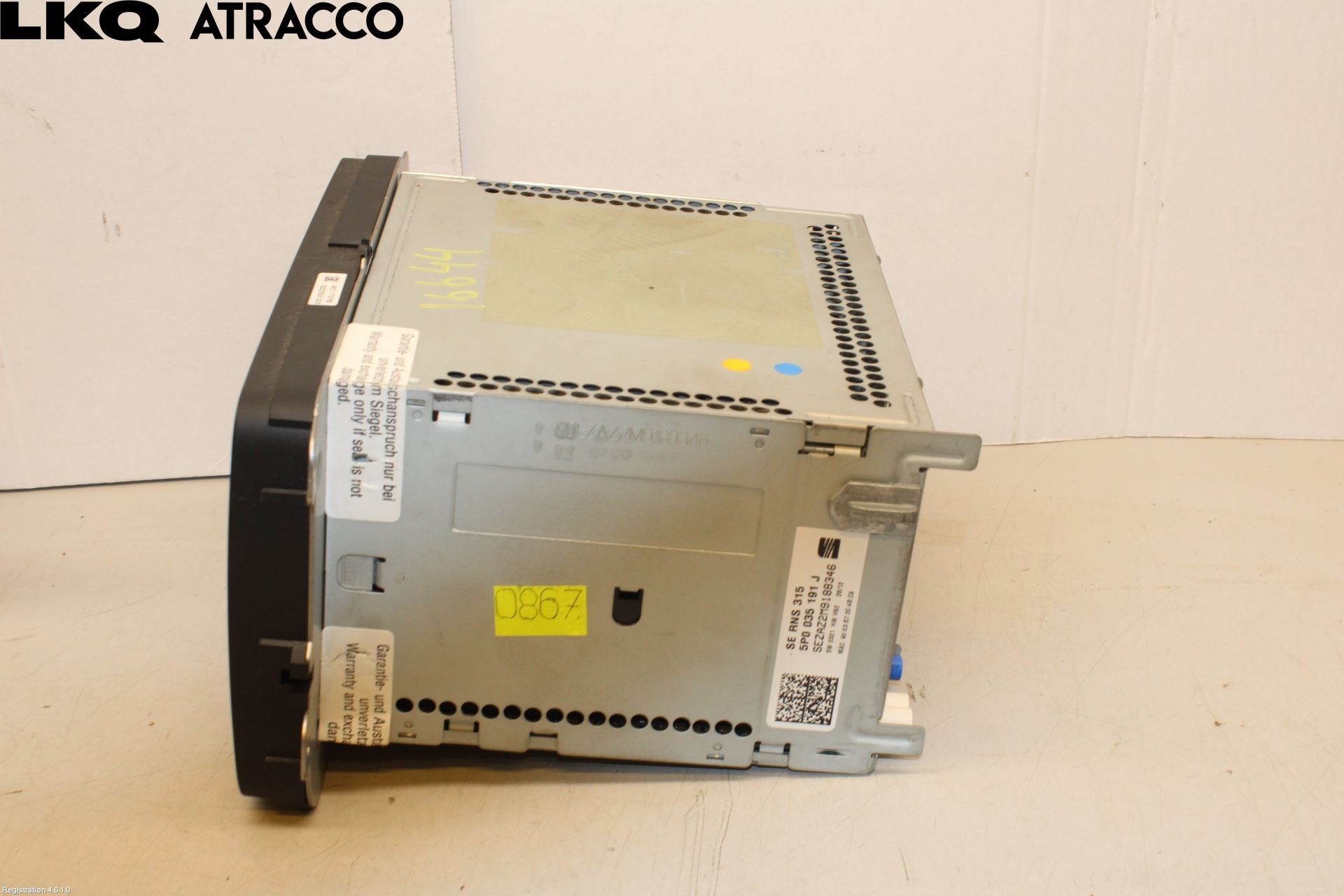 Volkswagen VW GOLF VI 09-13 Cd Radio - Multimediapanel