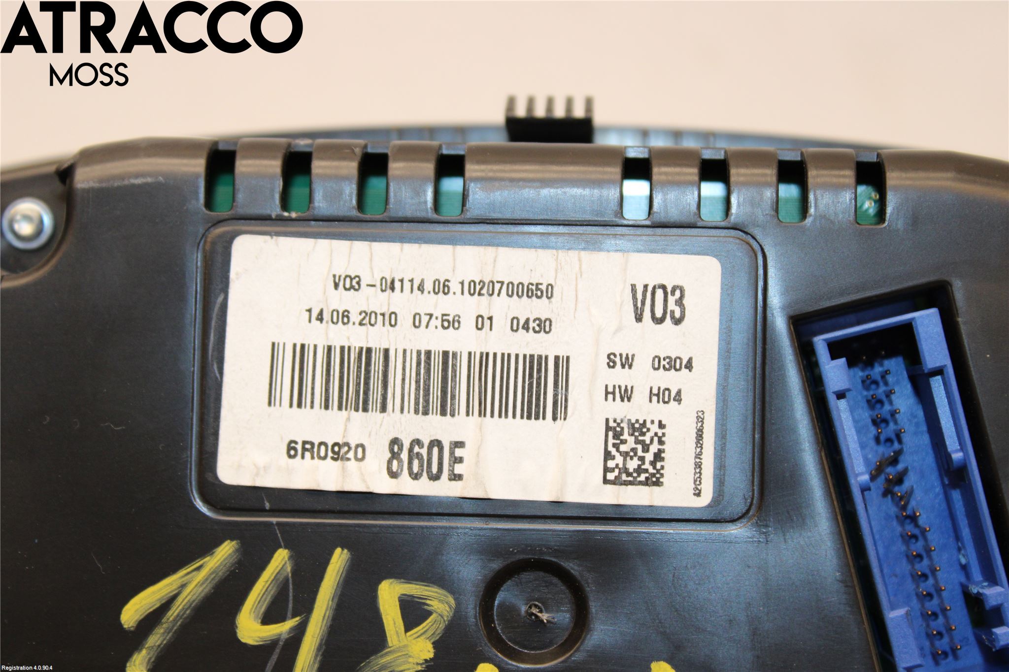 Volkswagen VW POLO 10-17 Instrument Komb