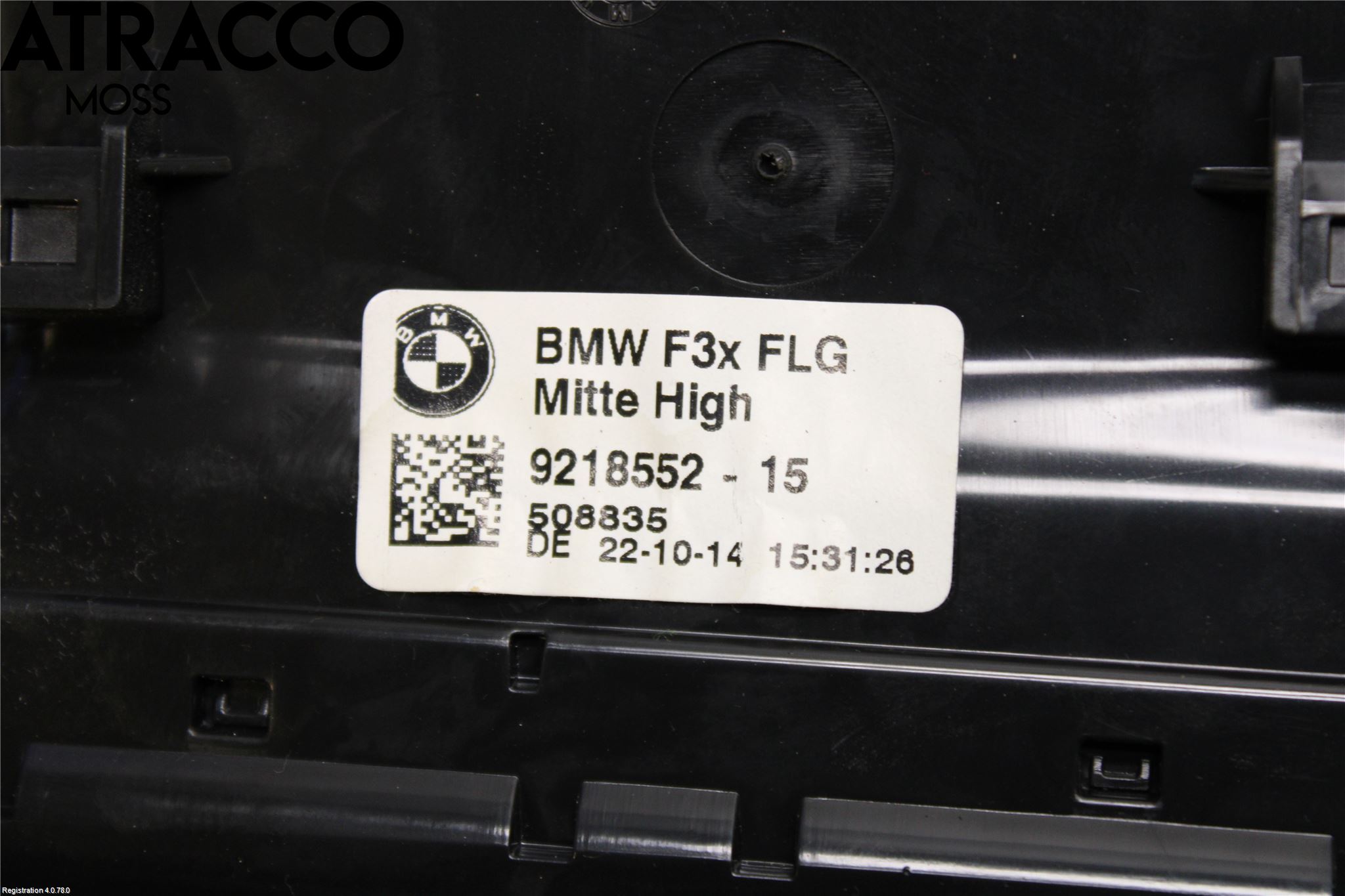 BMW 3 F30/F31/F80 12-19 Defrosterkanal-Munstycke