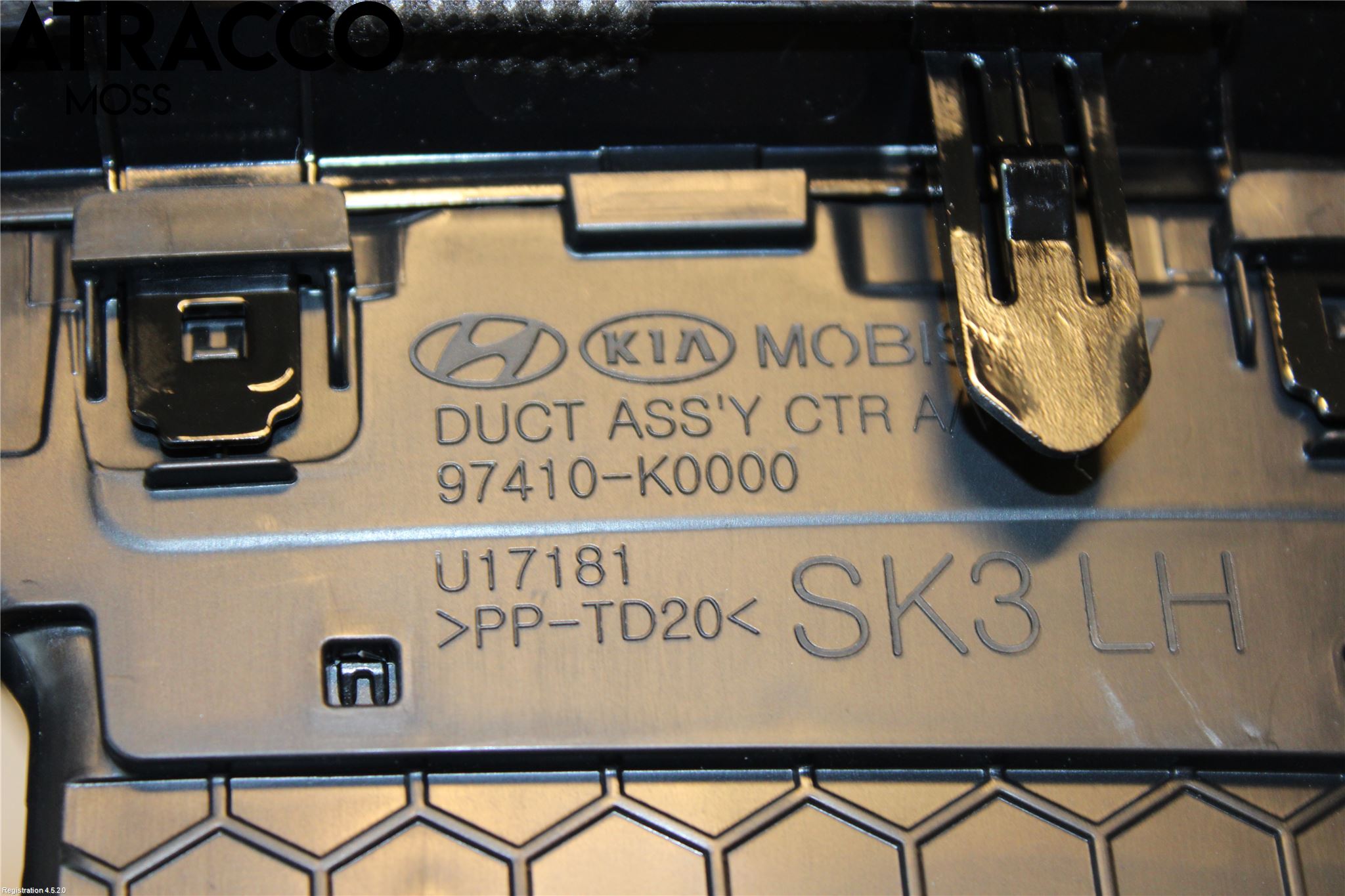 Kia SOUL 09- Defrosterkanal-Munstycke