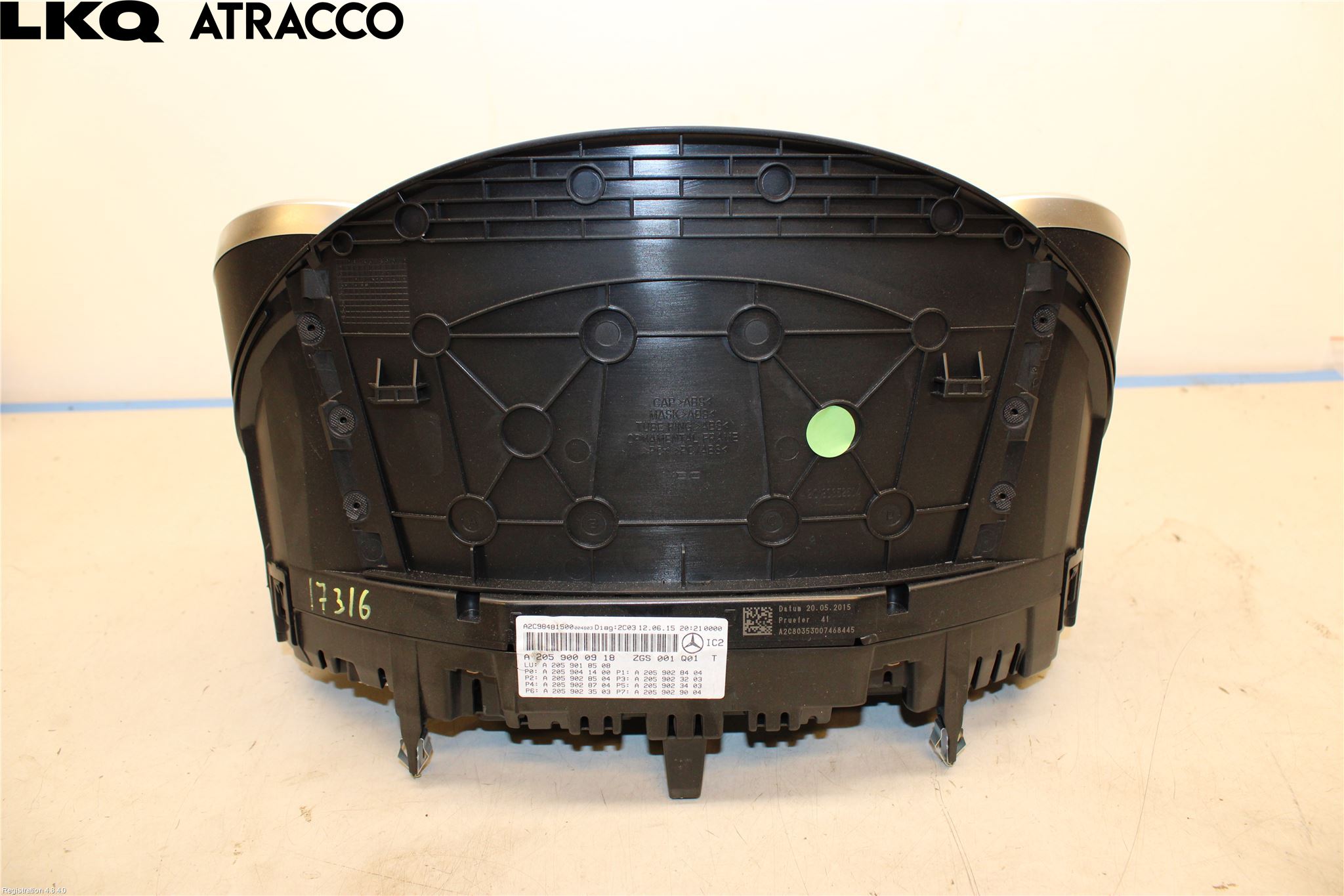 Mercedes-Benz MB C-KLASS (W205) 14-21 Instrument Komb