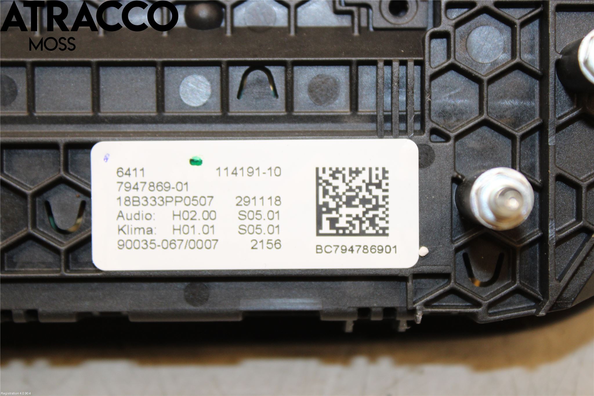 BMW 5 G30/G31/F90 17-23 Ac Styrenhet Ac Manöveren
