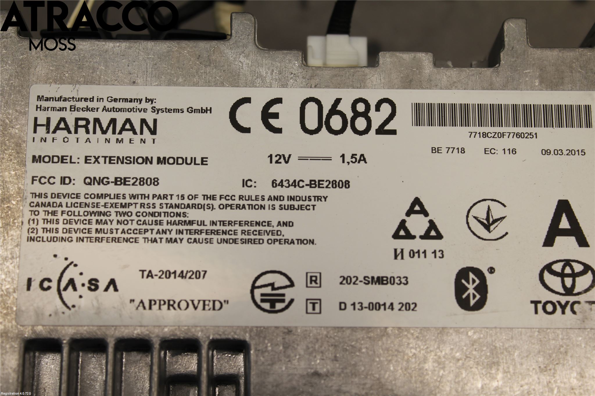Toyota AURIS 13-19 Cd Radio - Multimediapanel