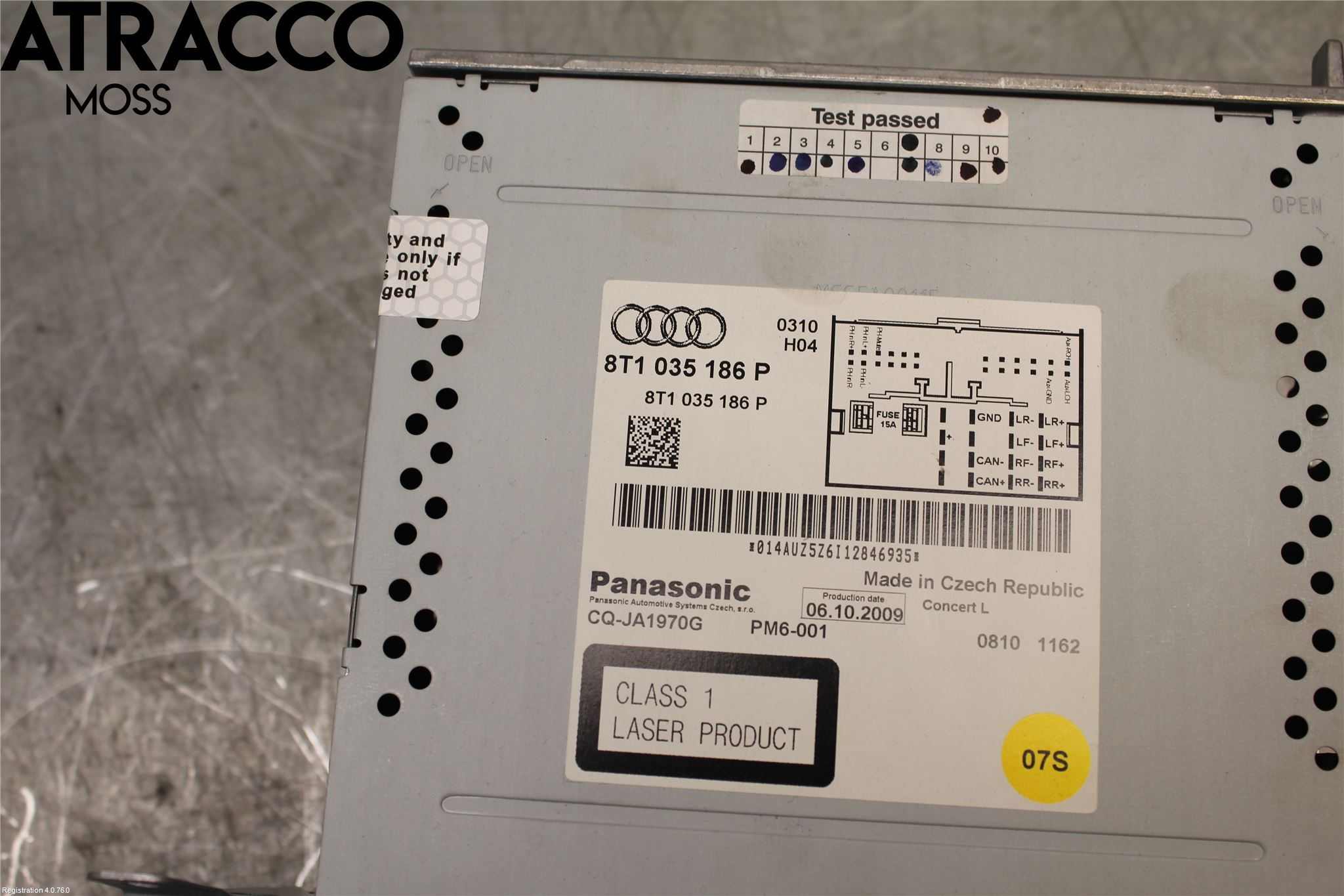 Audi A4/S4 08-11 Cd Radio - Multimediapanel