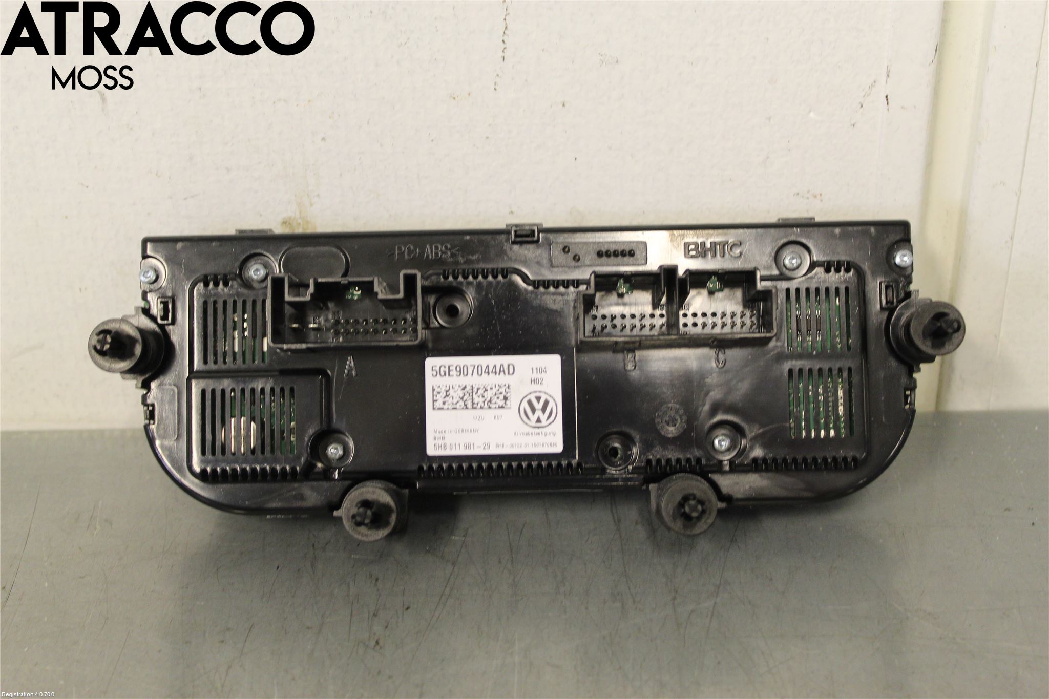 Volkswagen VW GOLF / E-GOLF VII 13-20 Ac Styrenhet Ac Manöveren