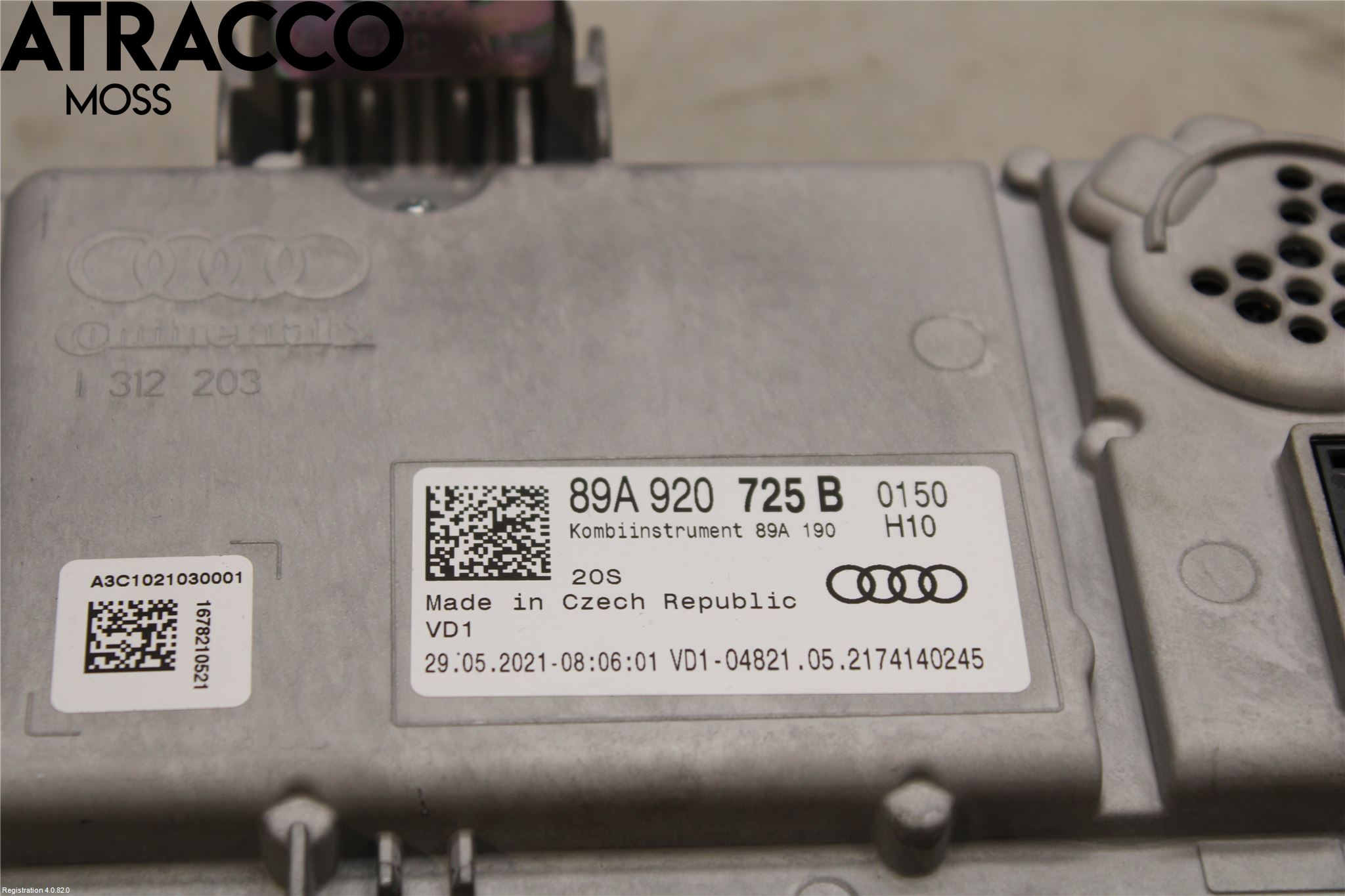 Audi Q4 E-TRON FZ 22- Instrument Komb