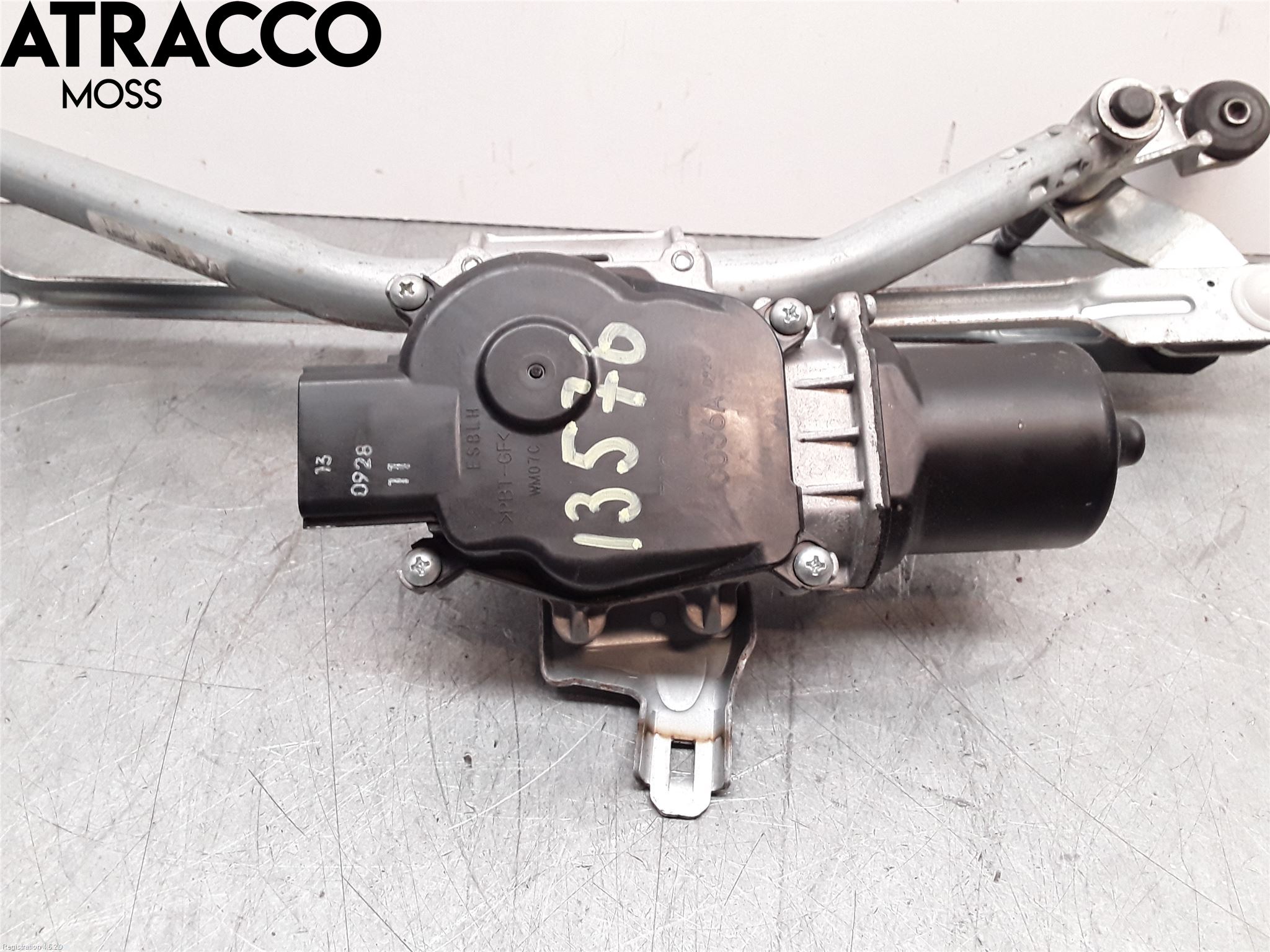 Renault CAPTUR 13-19 Torkarmotor Vindruta